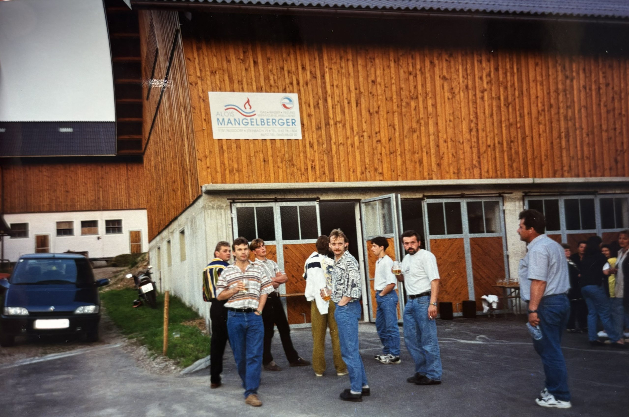Erstes Lagergebäude Mangelberger
