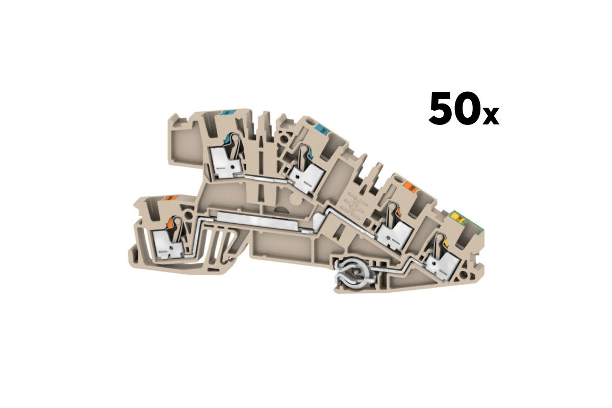 Weidmüller Installations-Reihenklemme AITB 2.5 (50 Stk.)