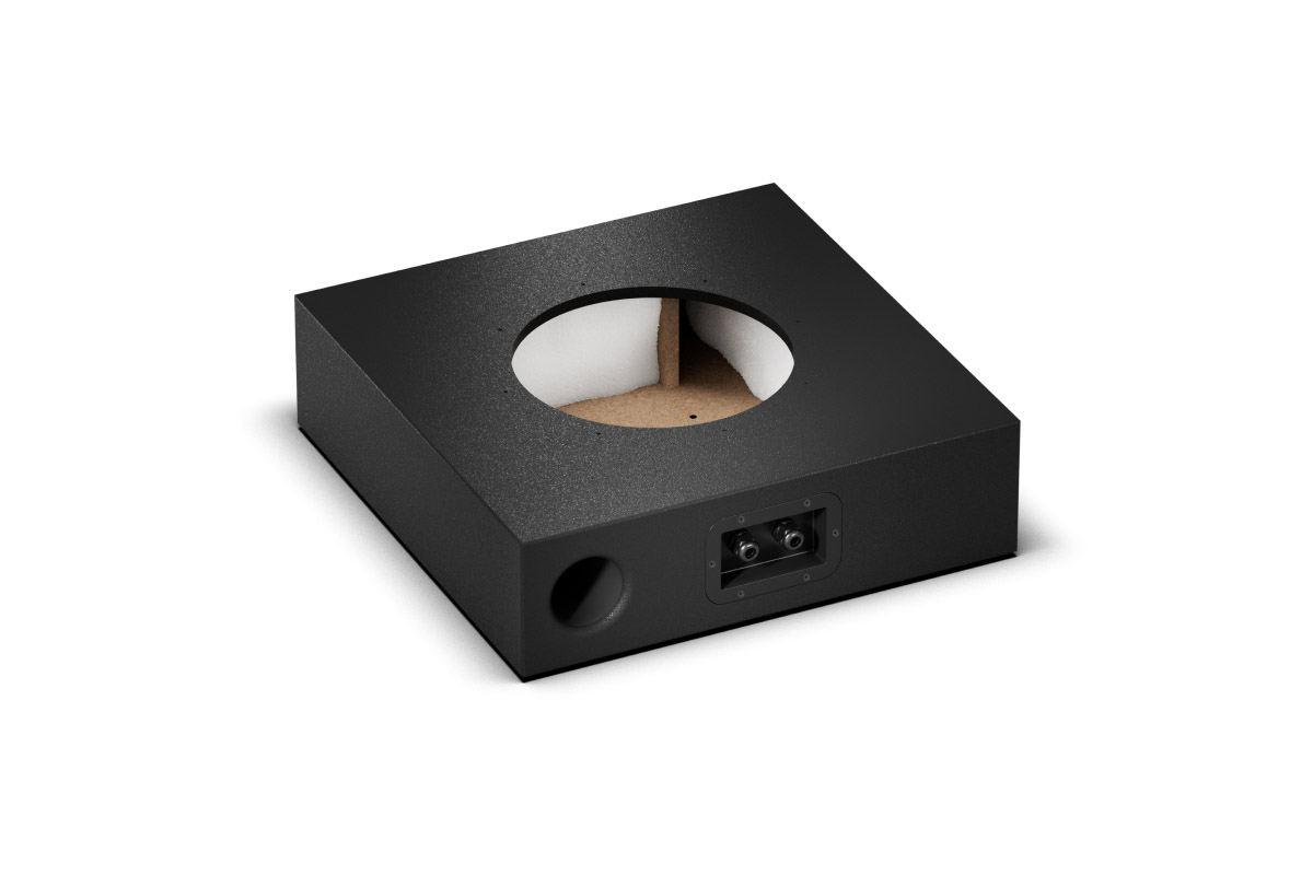 Aufbaubox für 10″ Install Speaker Schwarz