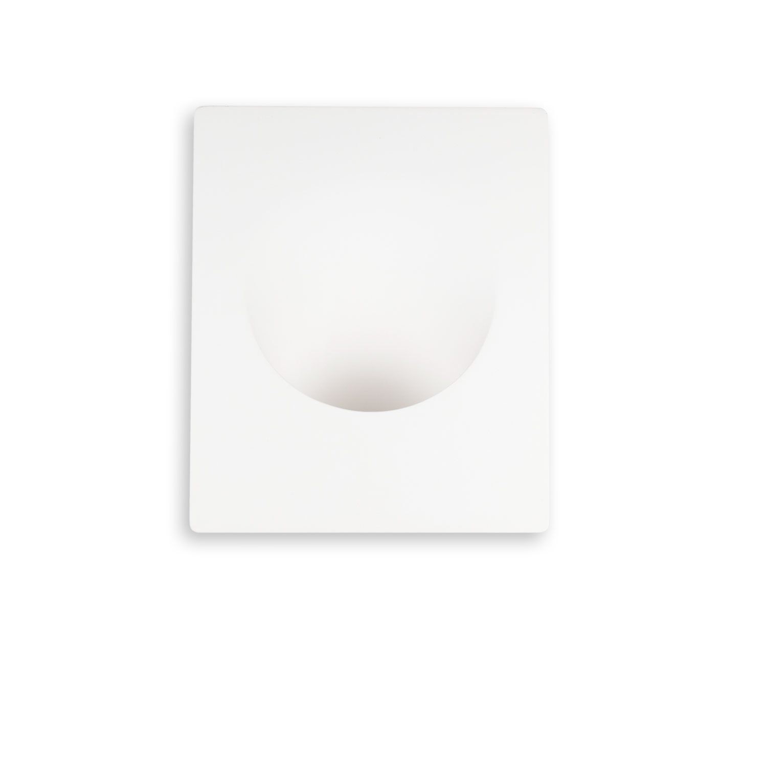 Gips Wand-Einbauleuchte, für GU10/MR16 Spots, kleine Öffnung rund