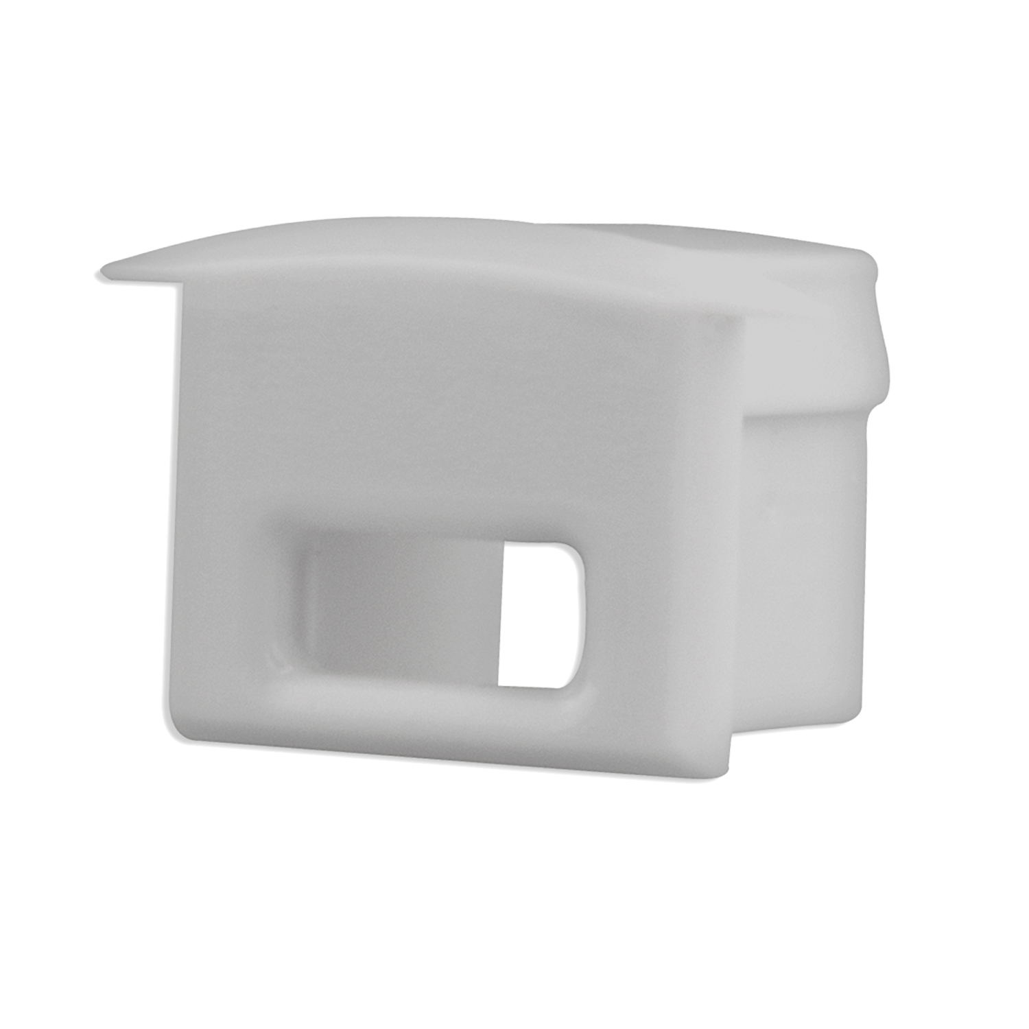 Endkappe EC8 für Profil DIVE12 mit Kabeldurchführung, 1 STK