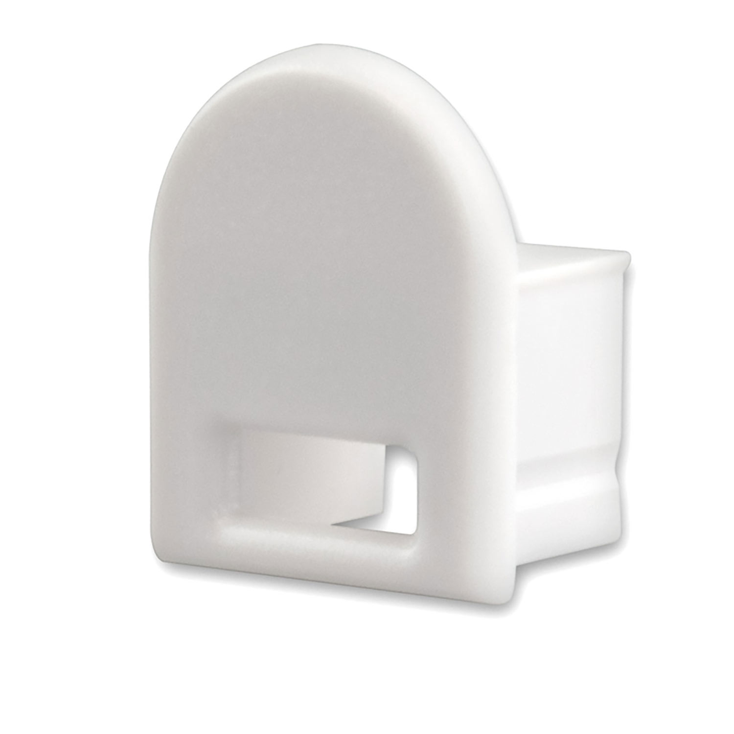 Endkappe EC14 für SURF12 BORDERLESS mit COVER5, mit Kabeldurchführung, 1 STK