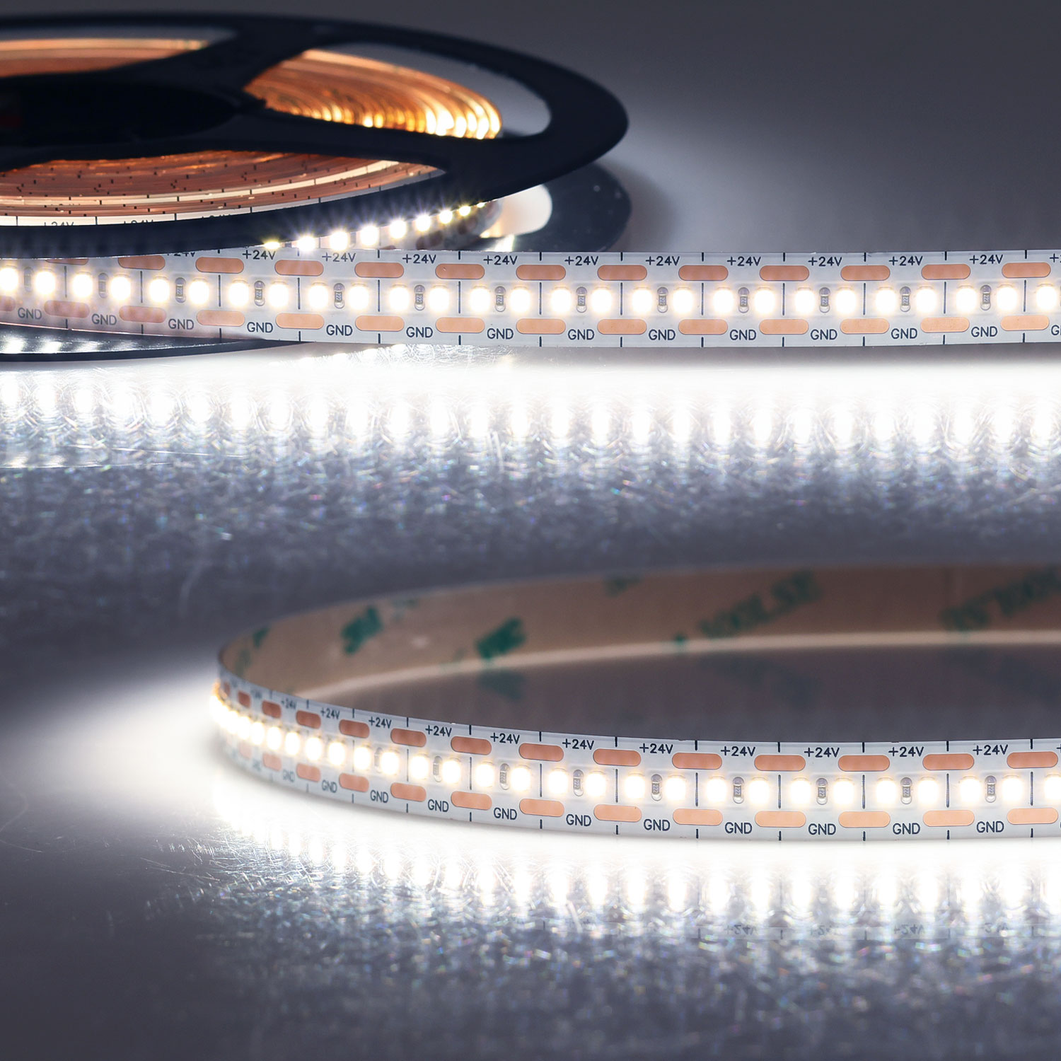 LED CRI965 Linear10 Flexband, 24V DC, 10W, IP20, 6500K, 5m Rolle, 240 LED/m