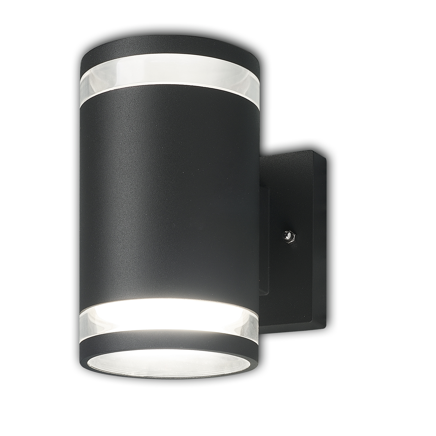 Wandleuchte Up&Down 2xGX53, IP54, LxBxH 130x100x166, anthrazit, exkl. Leuchtmittel