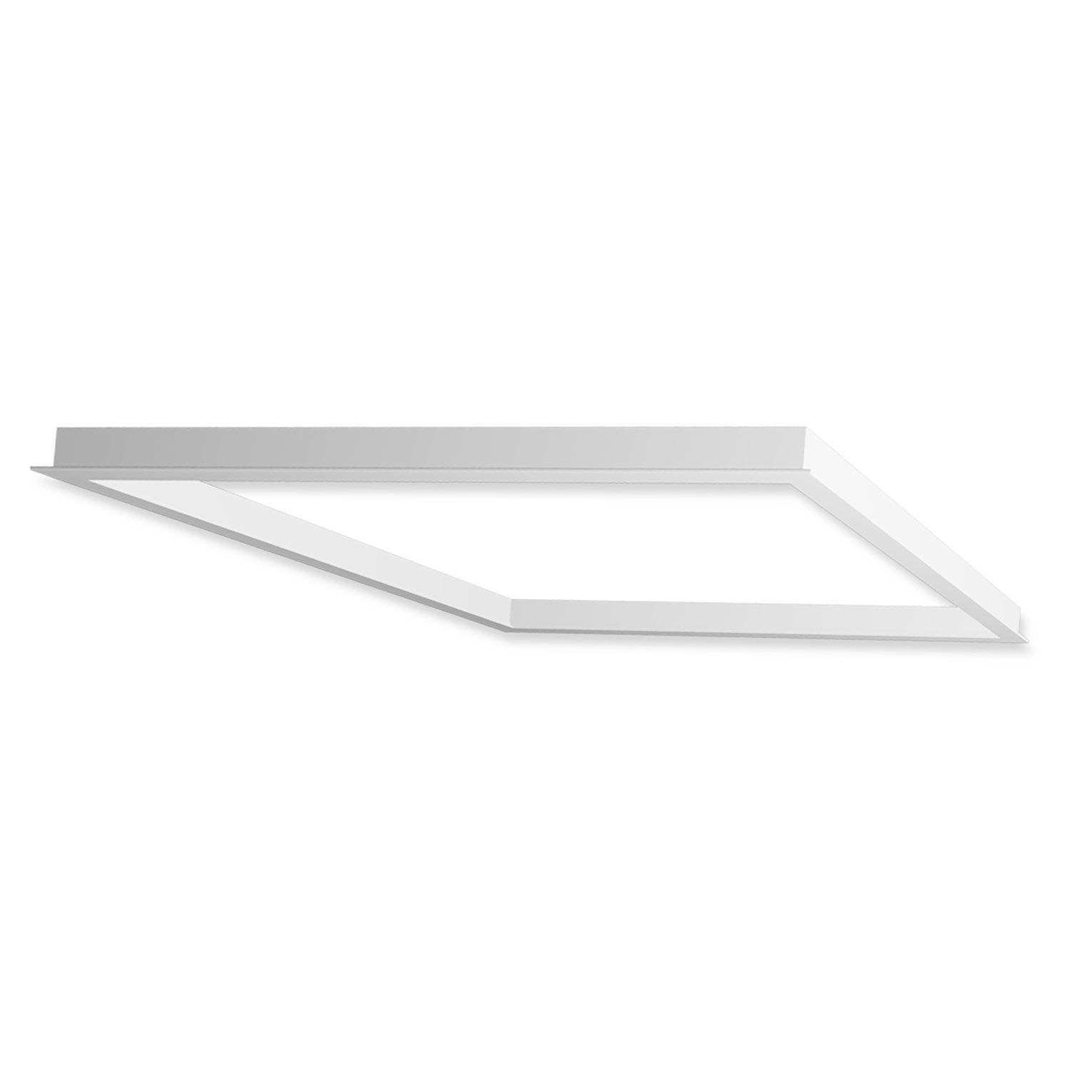 Einbaurahmen weiß RAL 9016 für LED Panel 625×625