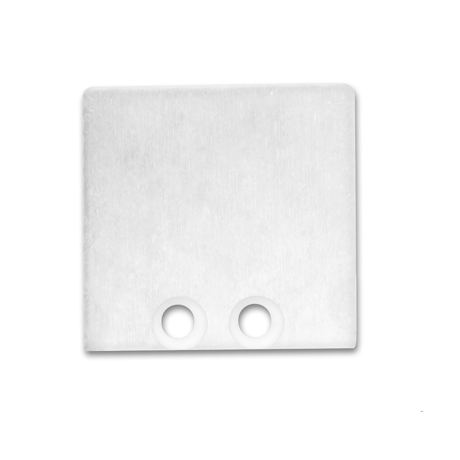 Endkappe EC 58W weiß RAL 9010 für Profil SURF16, 2 STK, inkl. Schrauben