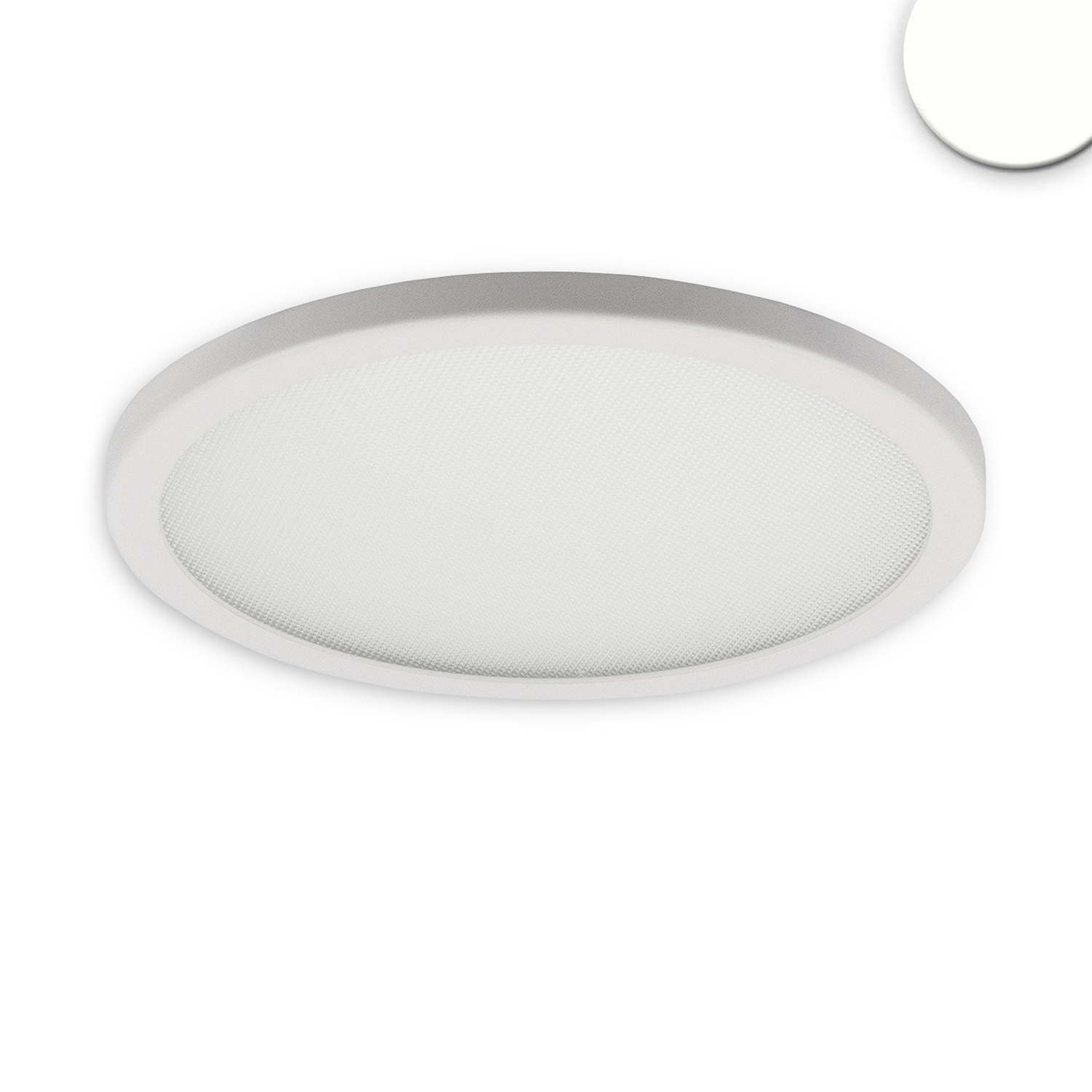 LED Downlight Flex 15W, prismatisch, 120°, Lochausschnitt 50-160mm, neutralweiß, dimmbar