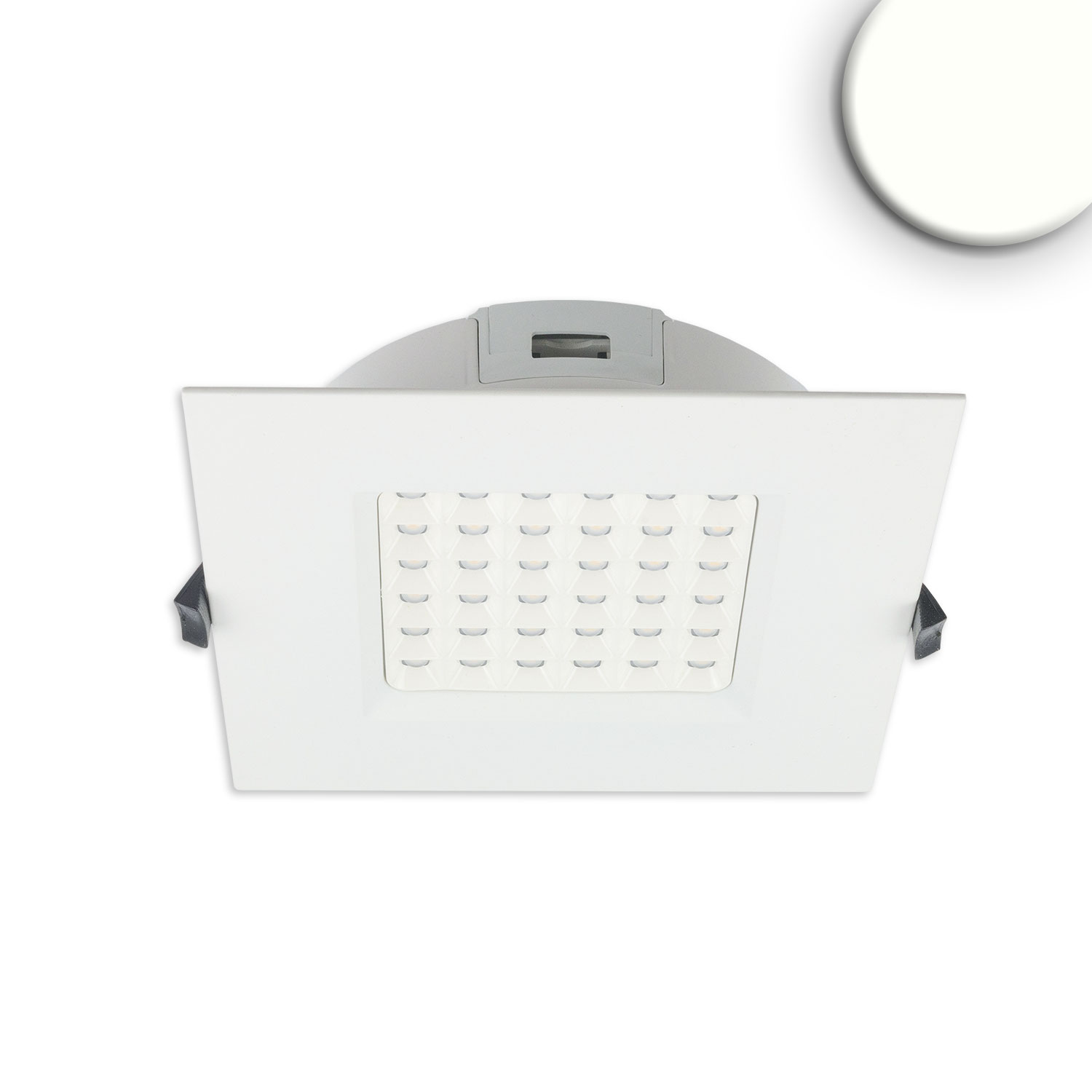 LED Downlight Prism blendungsreduziert 18W, IP54, neutralweiß, dimmbar