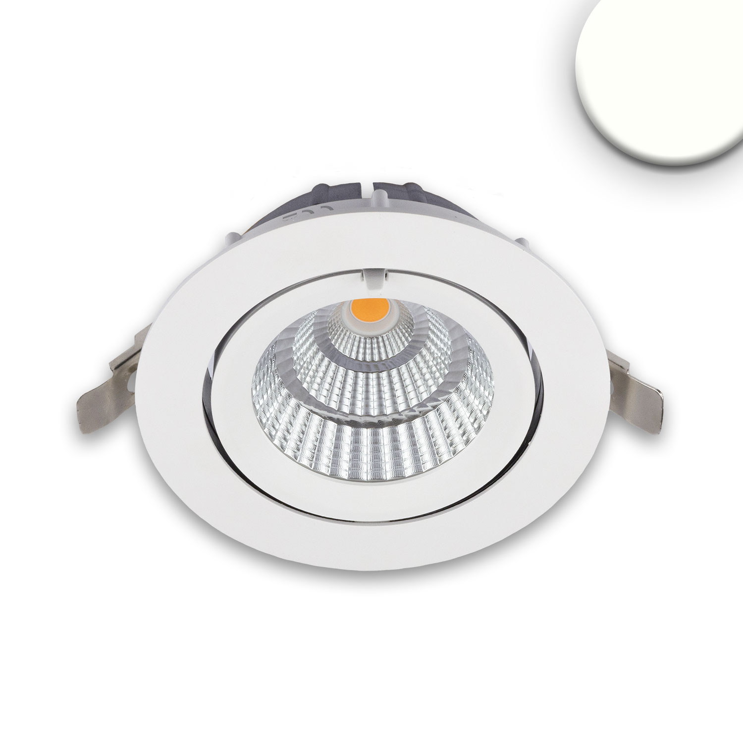 LED Shop-Downlight Sphere, 35W, ausschwenkbar, weiß, neutralweiß