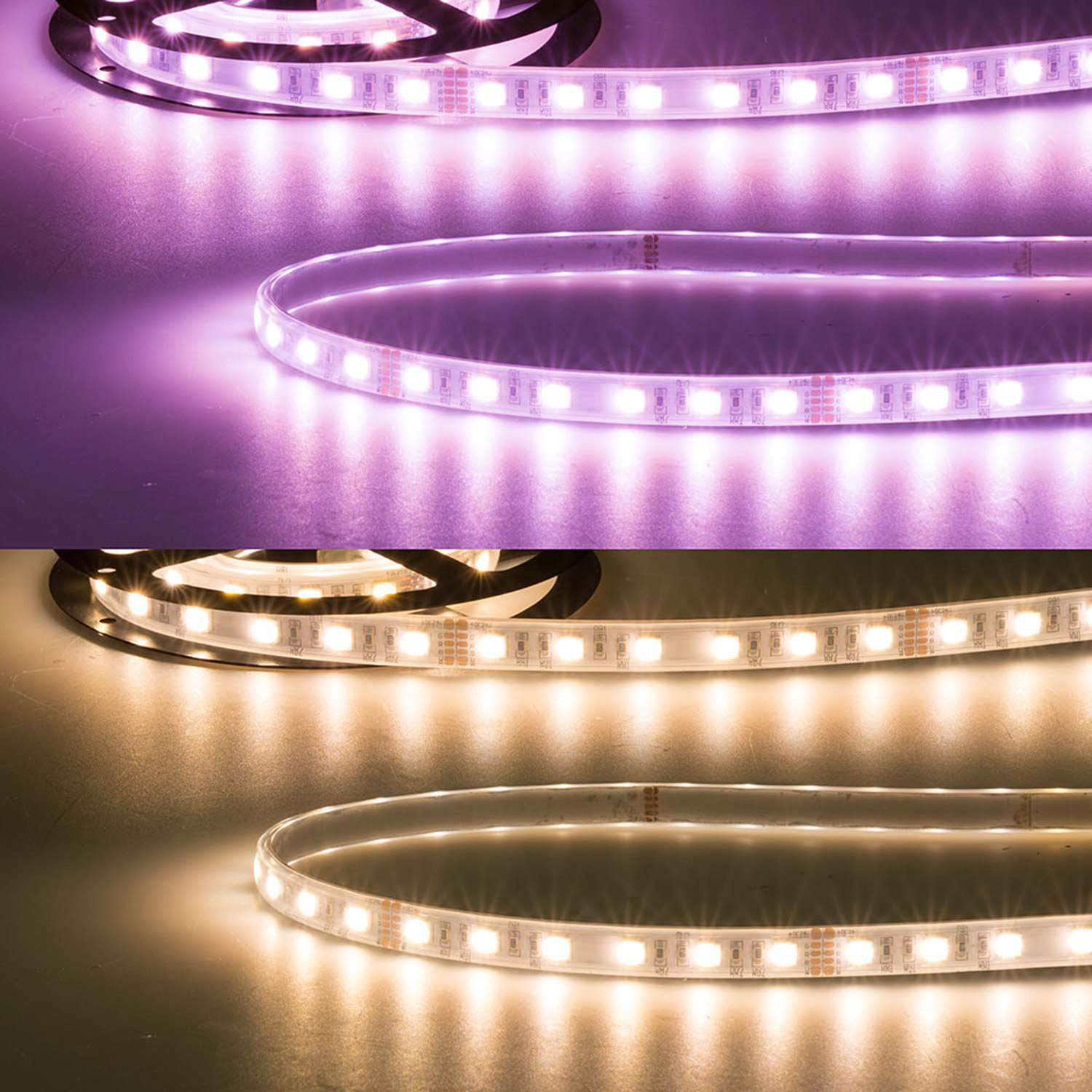 LED AQUA RGB+WW Flexband, 24V DC, 19W, IP67, 4in1 chip, 5m Rolle, 60 LED/m