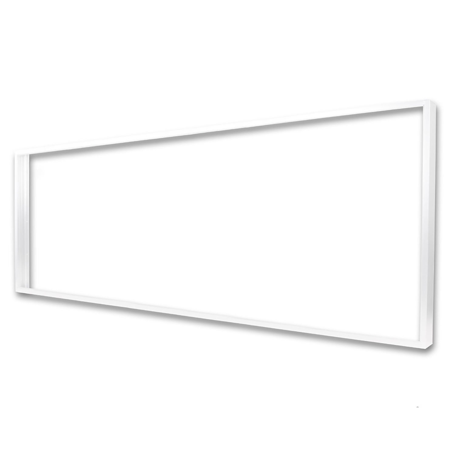 Aufbaurahmen weiß RAL 9016 für LED Panel 300×1200