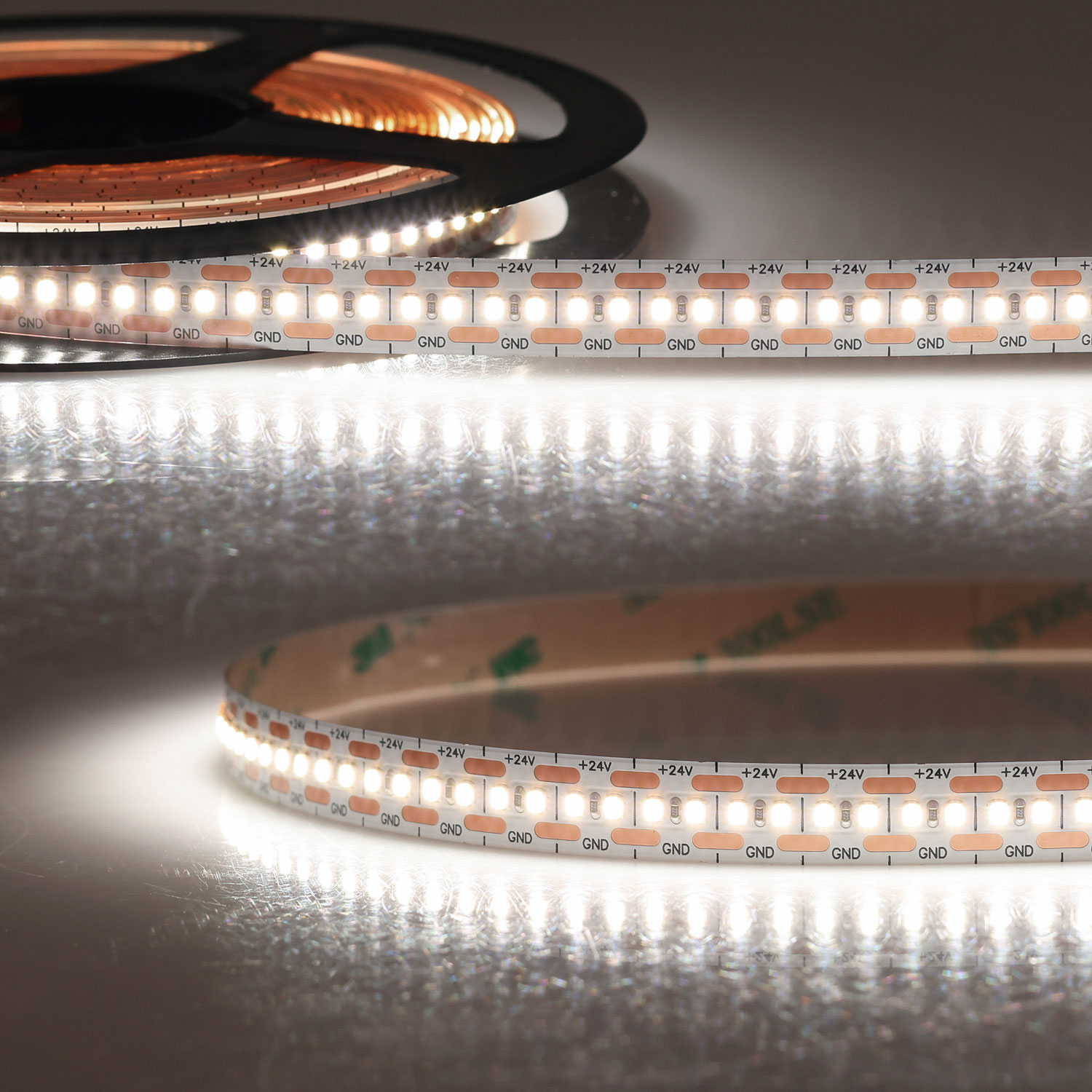 LED CRI940 Linear10 Flexband, 24V DC, 6W, IP20, 4000K, 20m Rolle, 180 LED/m