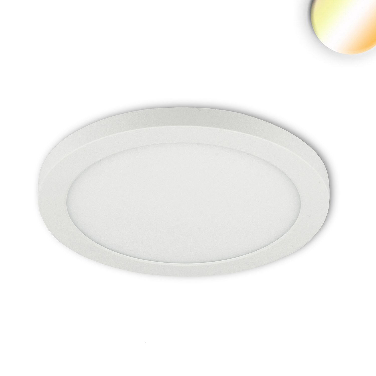 LED Aufbau/Einbauleuchte Slim Flex, 18W, weiß, ColorSwitch 3000|3500|4000K