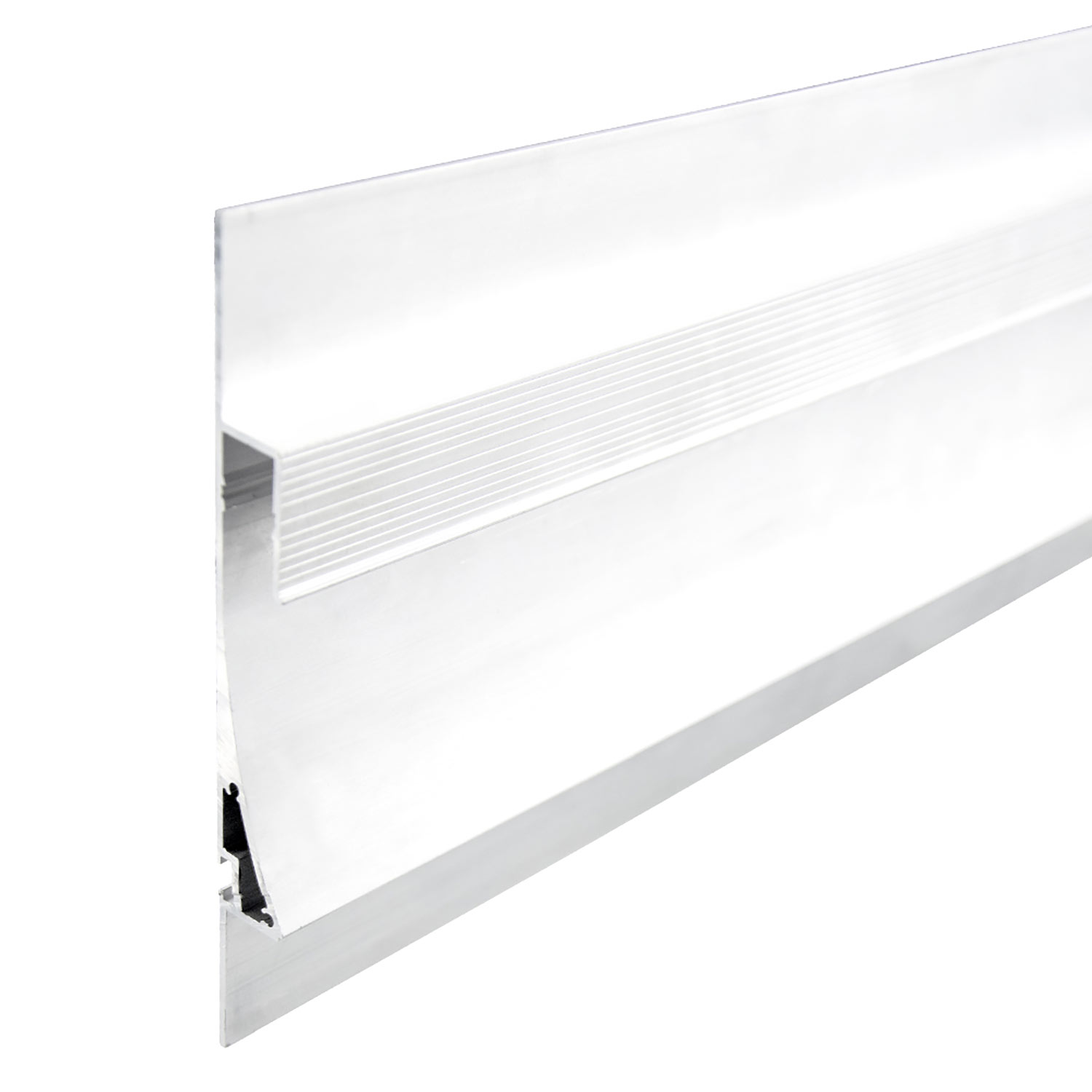 LED Trockenbau-Leuchtenprofil Single Curve, weiß 200cm