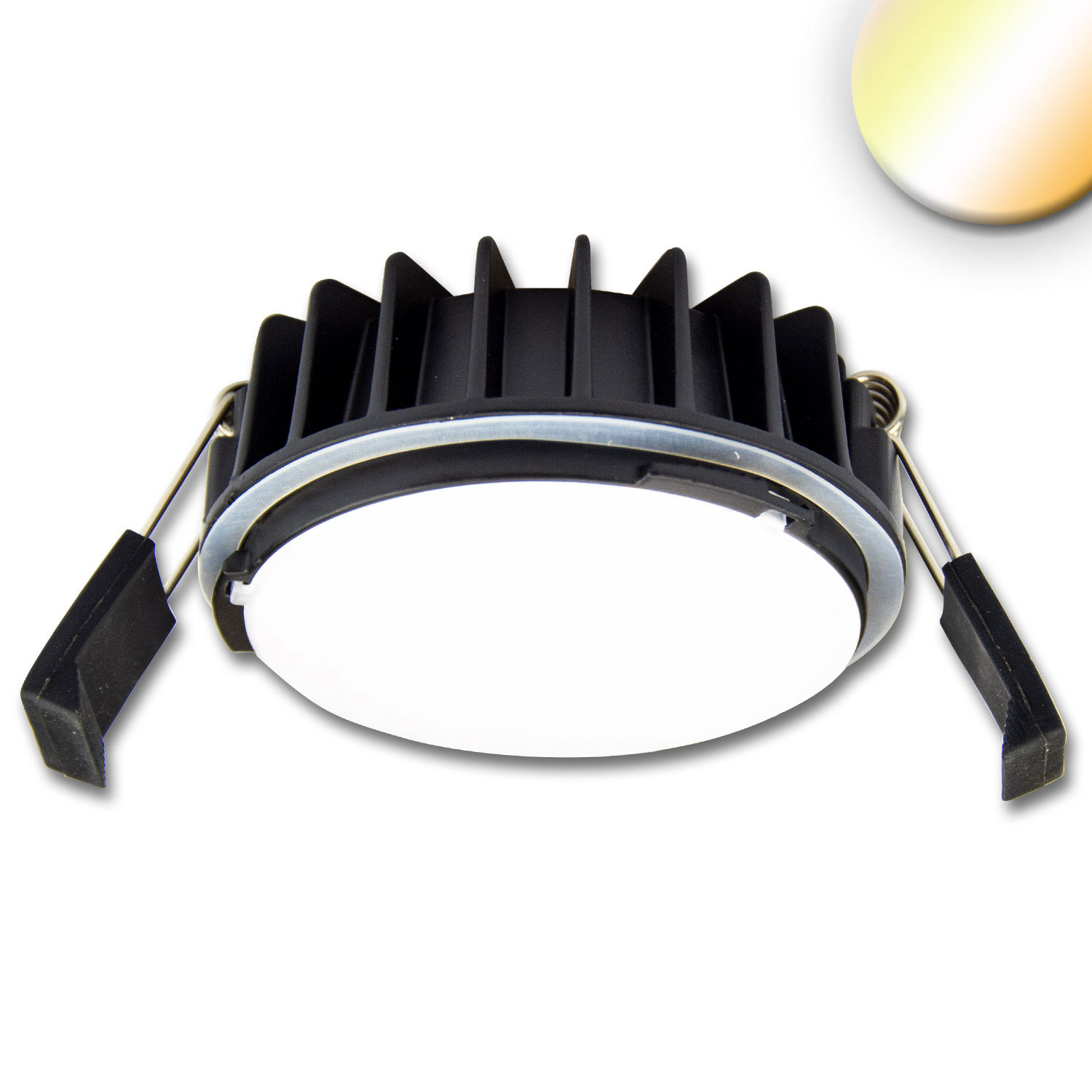 LED Einbaustrahler Sys-90, 12W, weißdynamisch 3000-4000K, DALI DT8 dimmbar (exkl. Cover)