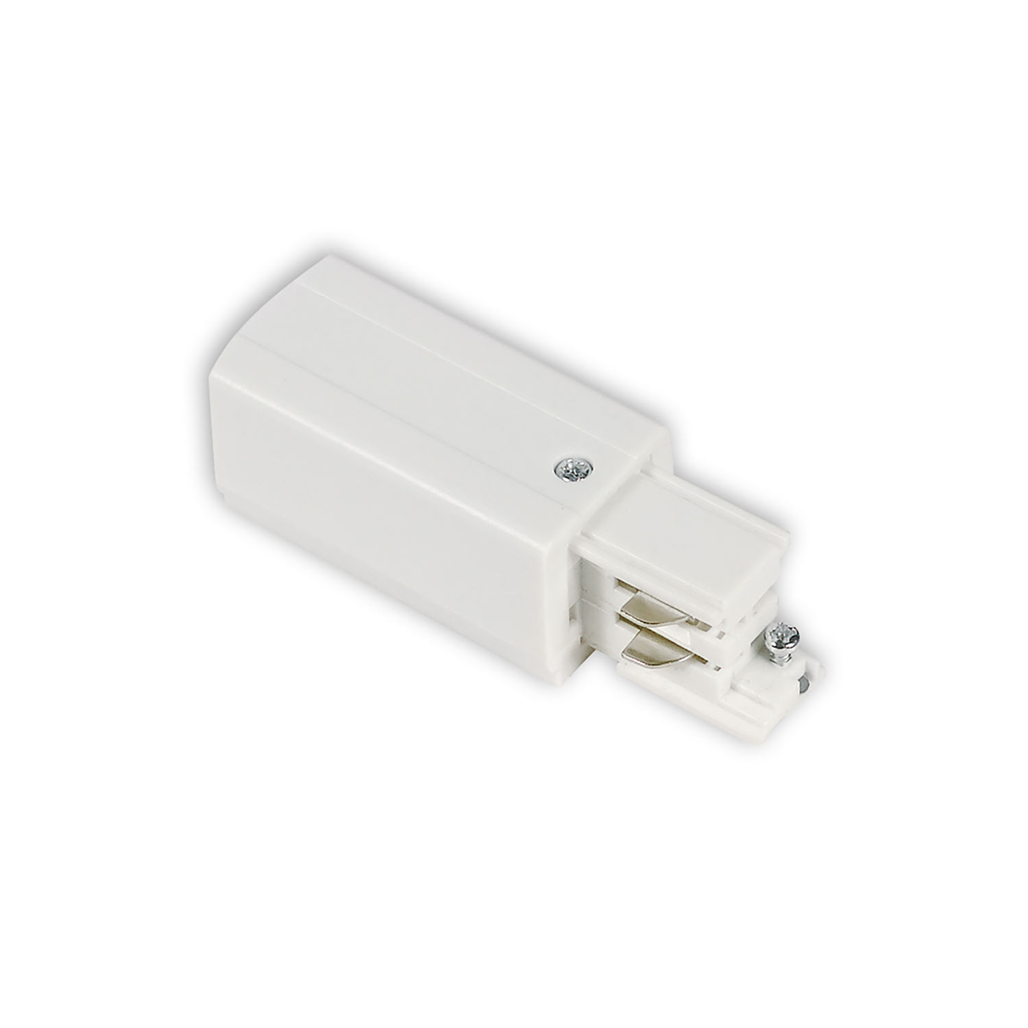 3-Phasen S1 Seiten-Einspeisung N-Leiter rechts, Schutzleiter links, weiß