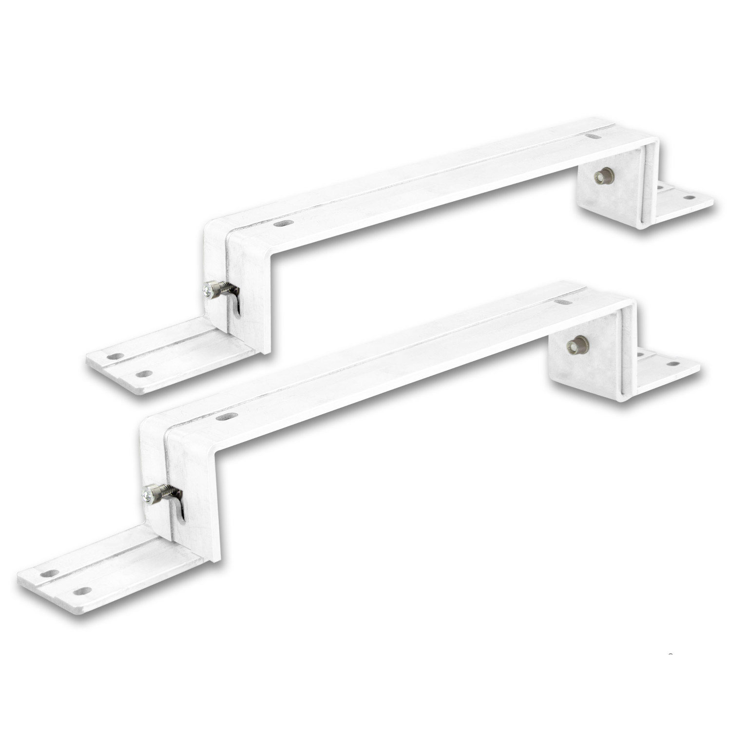 Montagebügel 2 STK für ISOLED LED Panel 300×1200, weiß RAL 9016