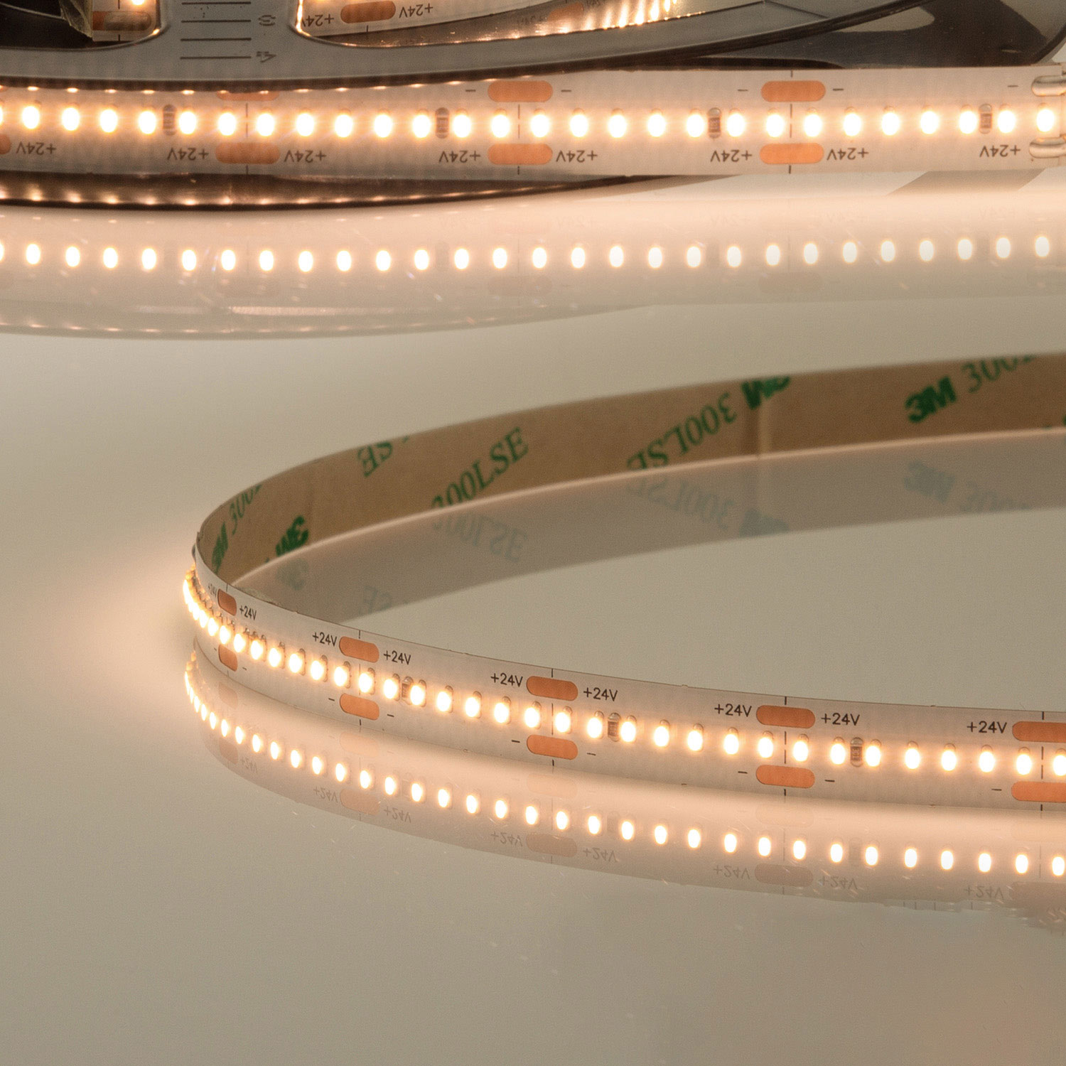 LED CRI930 Linear8 Flexband, 24V DC, 15W, IP20, 3000K, 5m Rolle, 280 LED/m