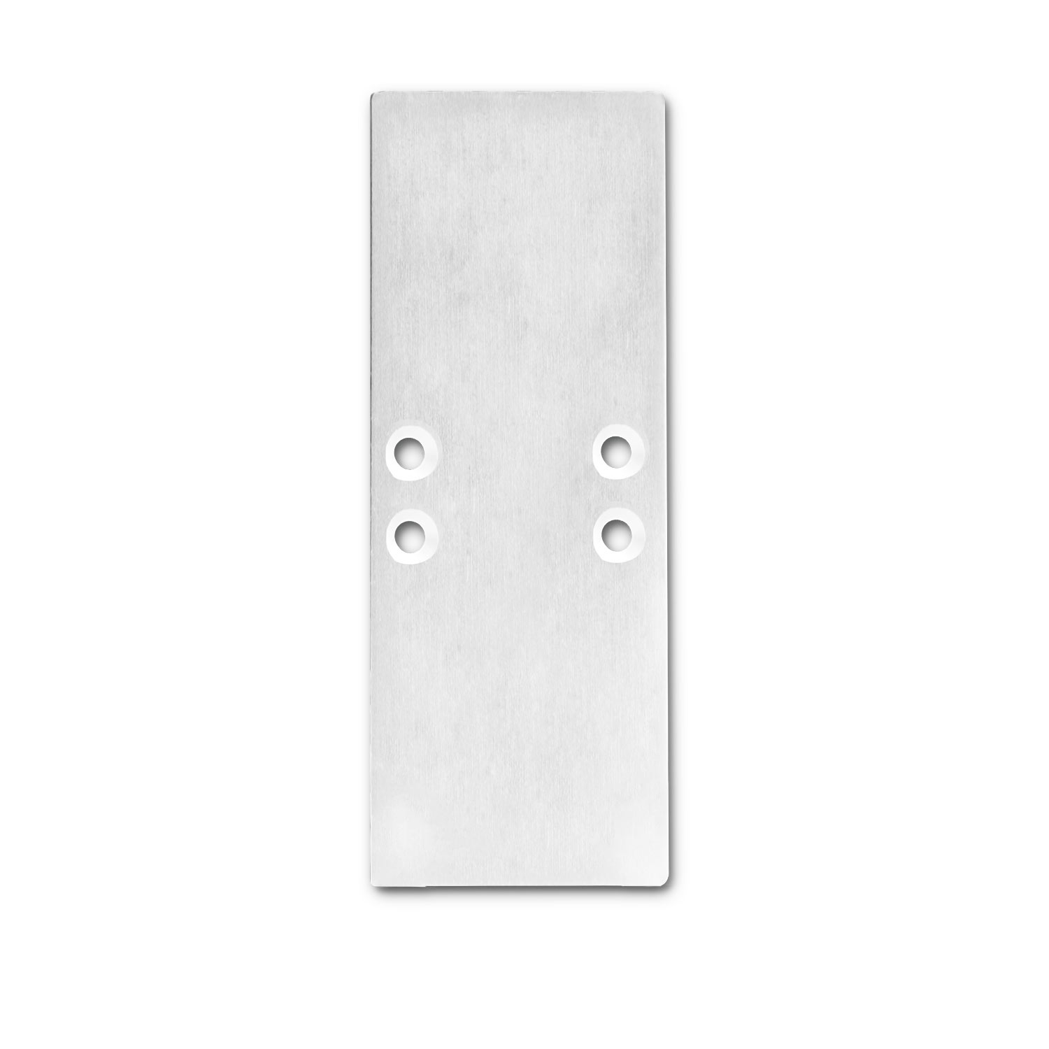 Endkappe EC66 Aluminium silber für Profil 2SIDE, 2 STK, inkl. Schrauben