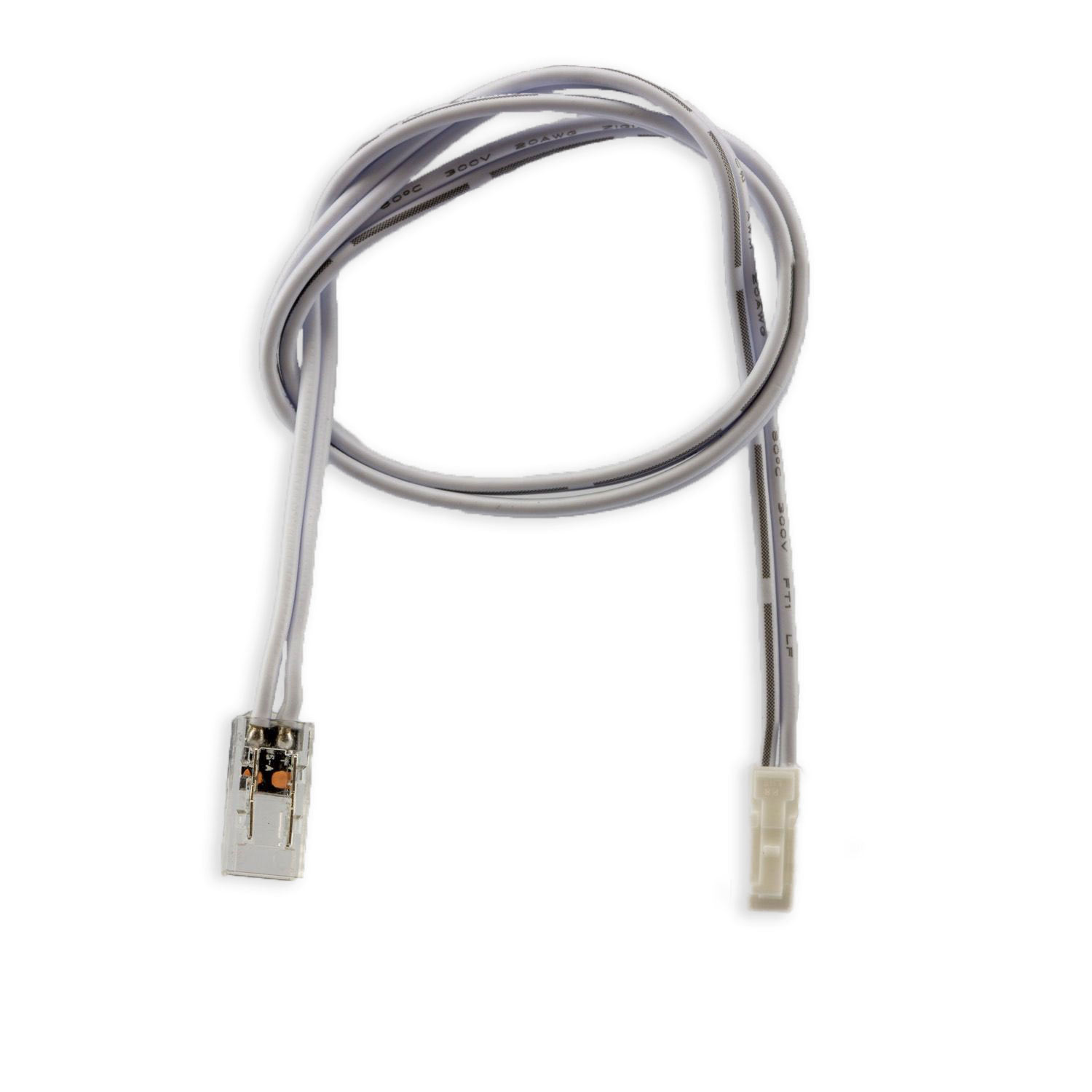 MiniAMP male-Stecker zu Kontakt-Kabelanschluss (max. 3A) K2-26 für 2-pol IP20 Stripes mit Breite 6mm