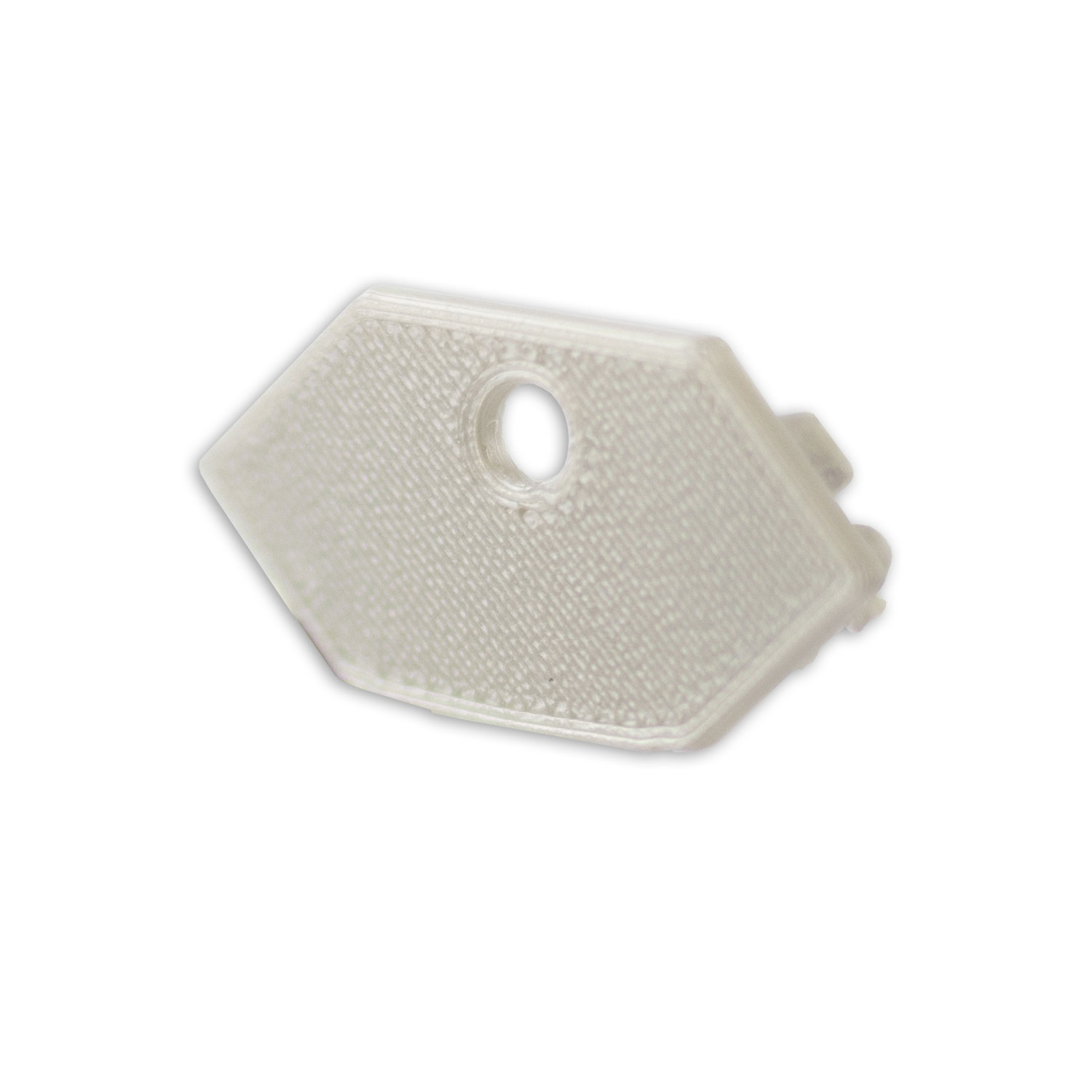 Endkappe E207 für LED Fliesenprofil Inneneck, mit Kabeldurchführung, 1STK