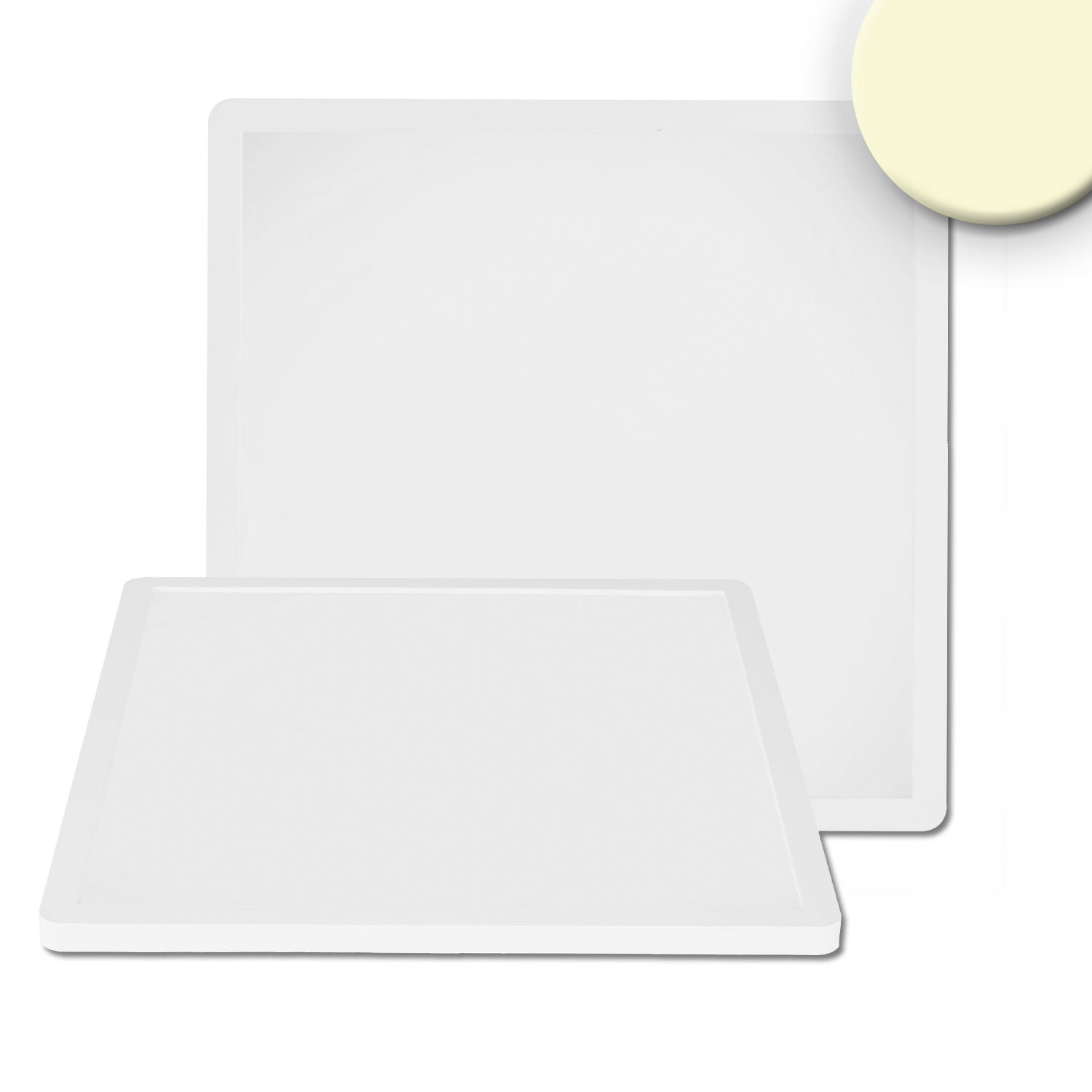 LED Deckenleuchte Slim300 Up&Down, weiß, 18W, eckig, 300x300mm, warmweiß