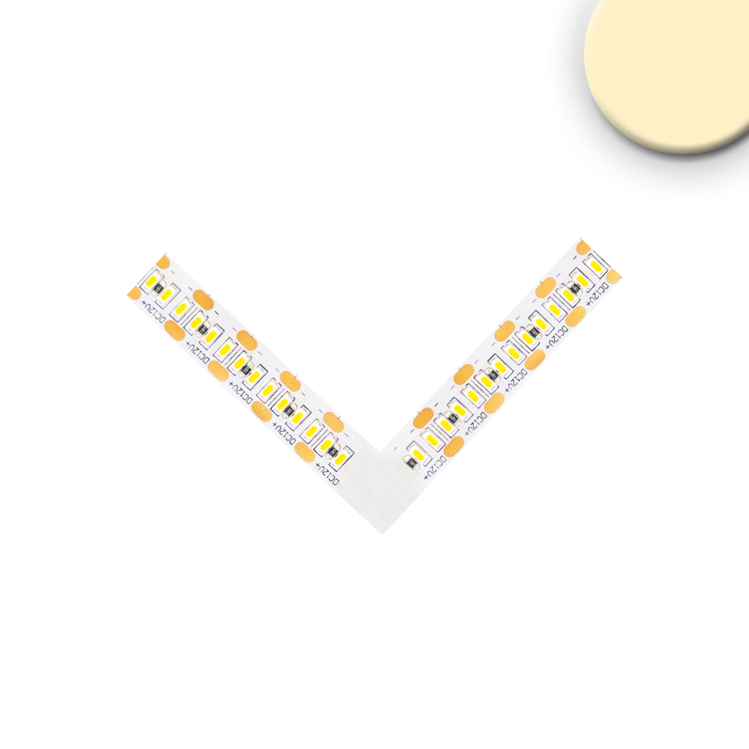 Eckverbindung leuchtend 0,5W für MiniAMP Flexband, 12V DC, 6W, IP20, 3000K