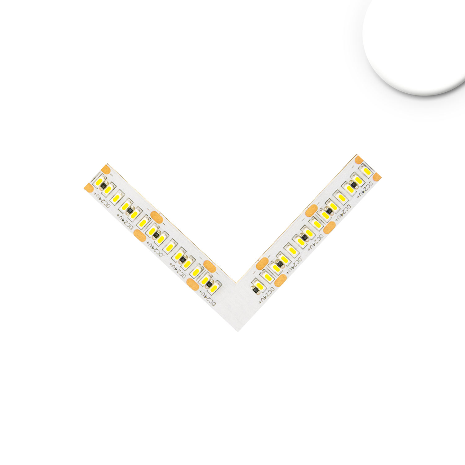 Eckverbindung leuchtend 0,5W für MiniAMP Flexband, 24V DC, 6W, IP20, 4000K