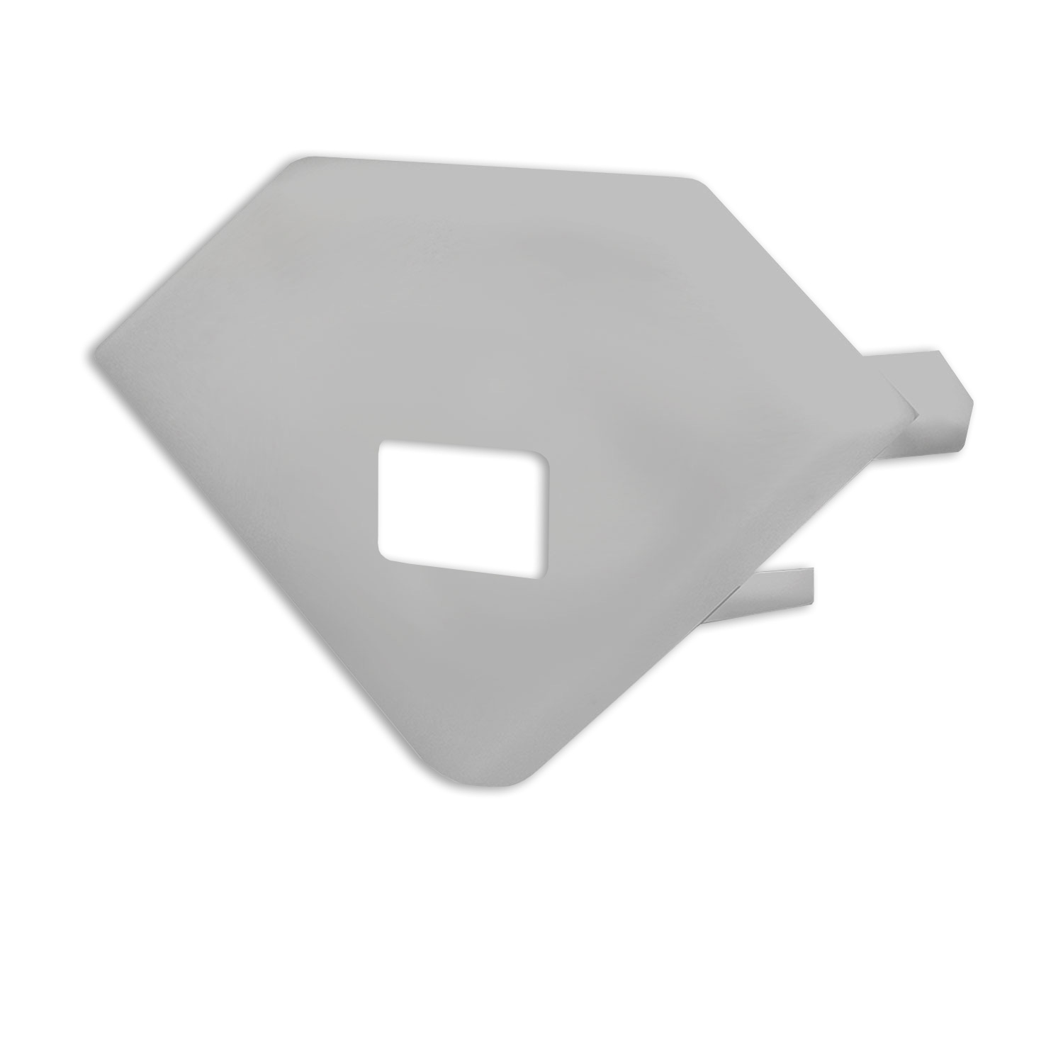 Endkappe EC97 für Profil CORNER11n mit Kabeldurchführung, 1 STK