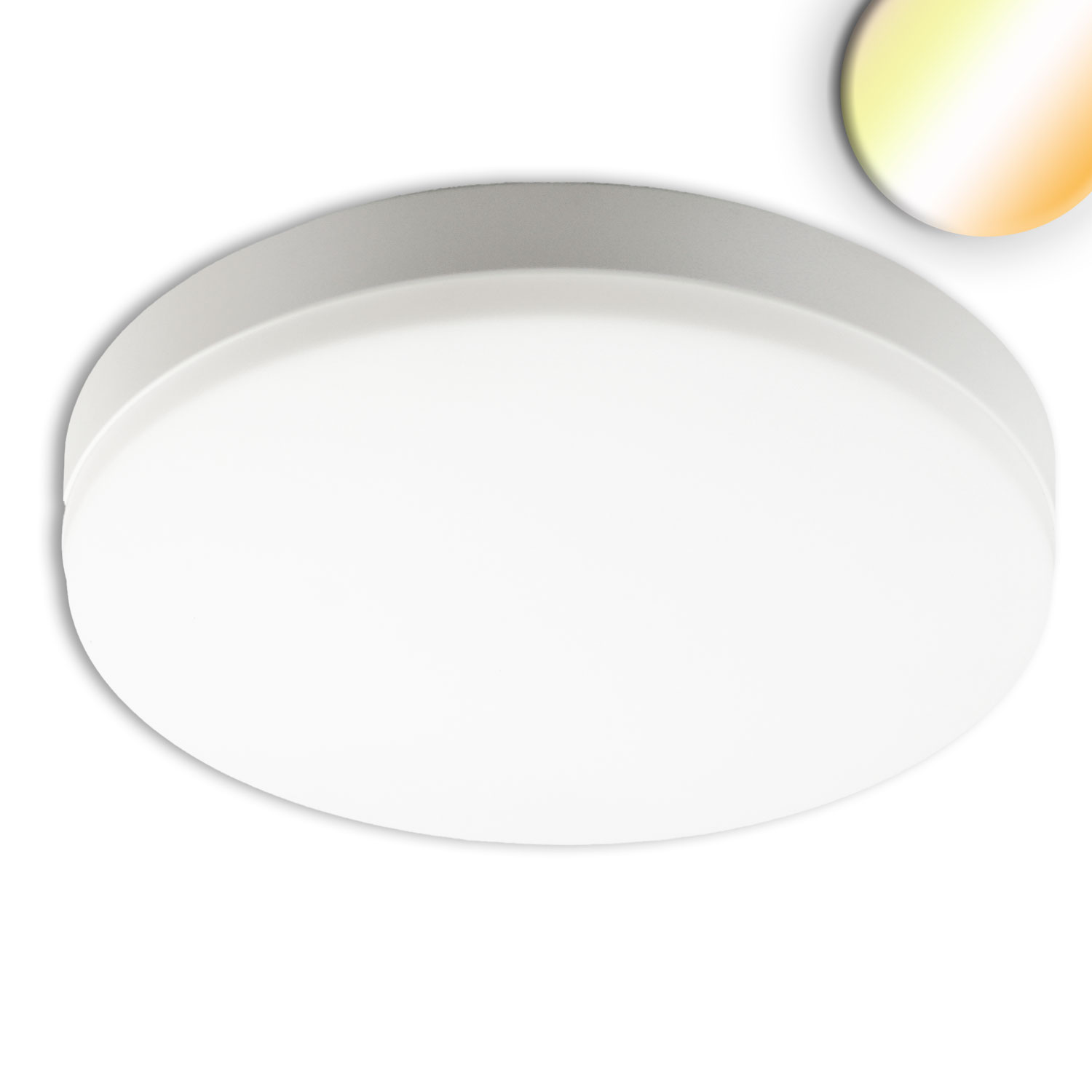 LED Decken/Wandleuchte 18W, weiß, IP54, ColorSwitch 3000|4000|5000K