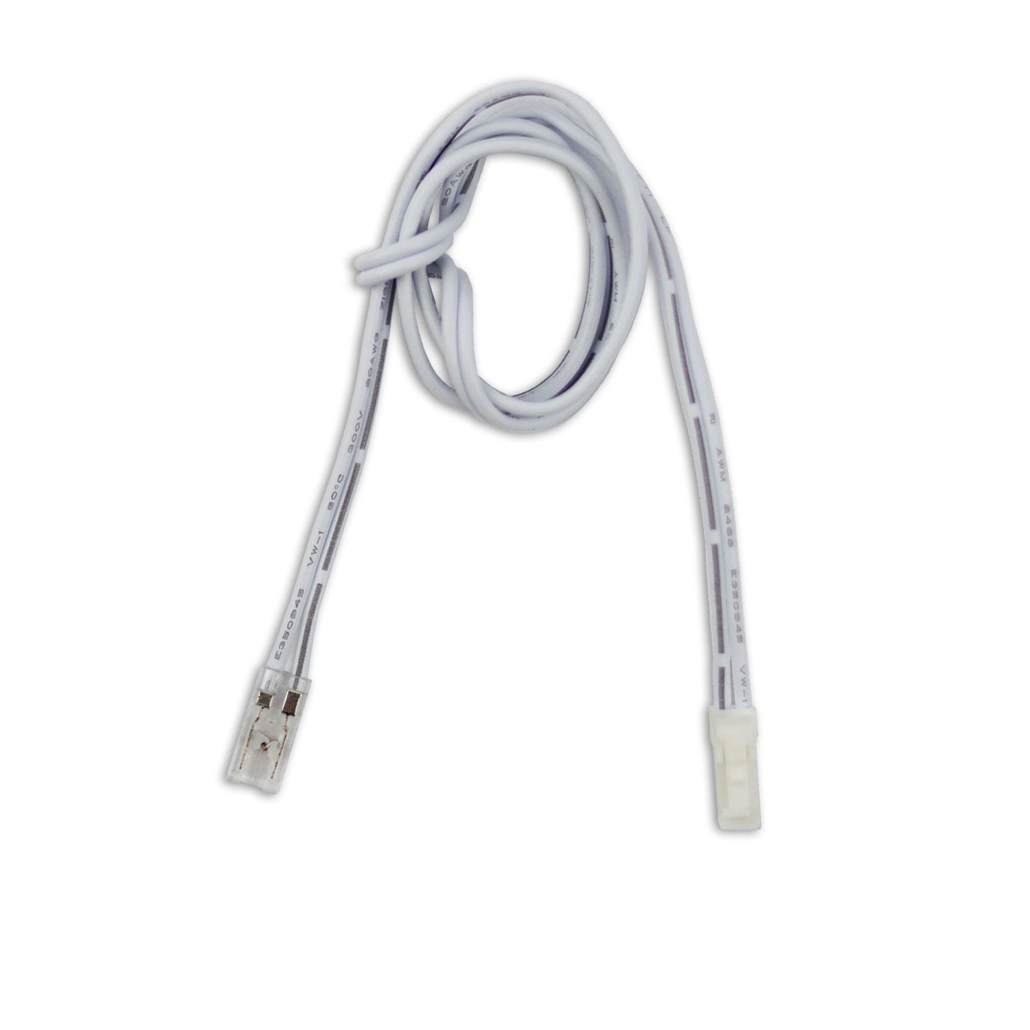 MiniAMP male-Stecker zu Kontakt-Kabelanschluss (max. 3A) K2-25 für 2-pol IP20 Stripes mit Breite 5mm