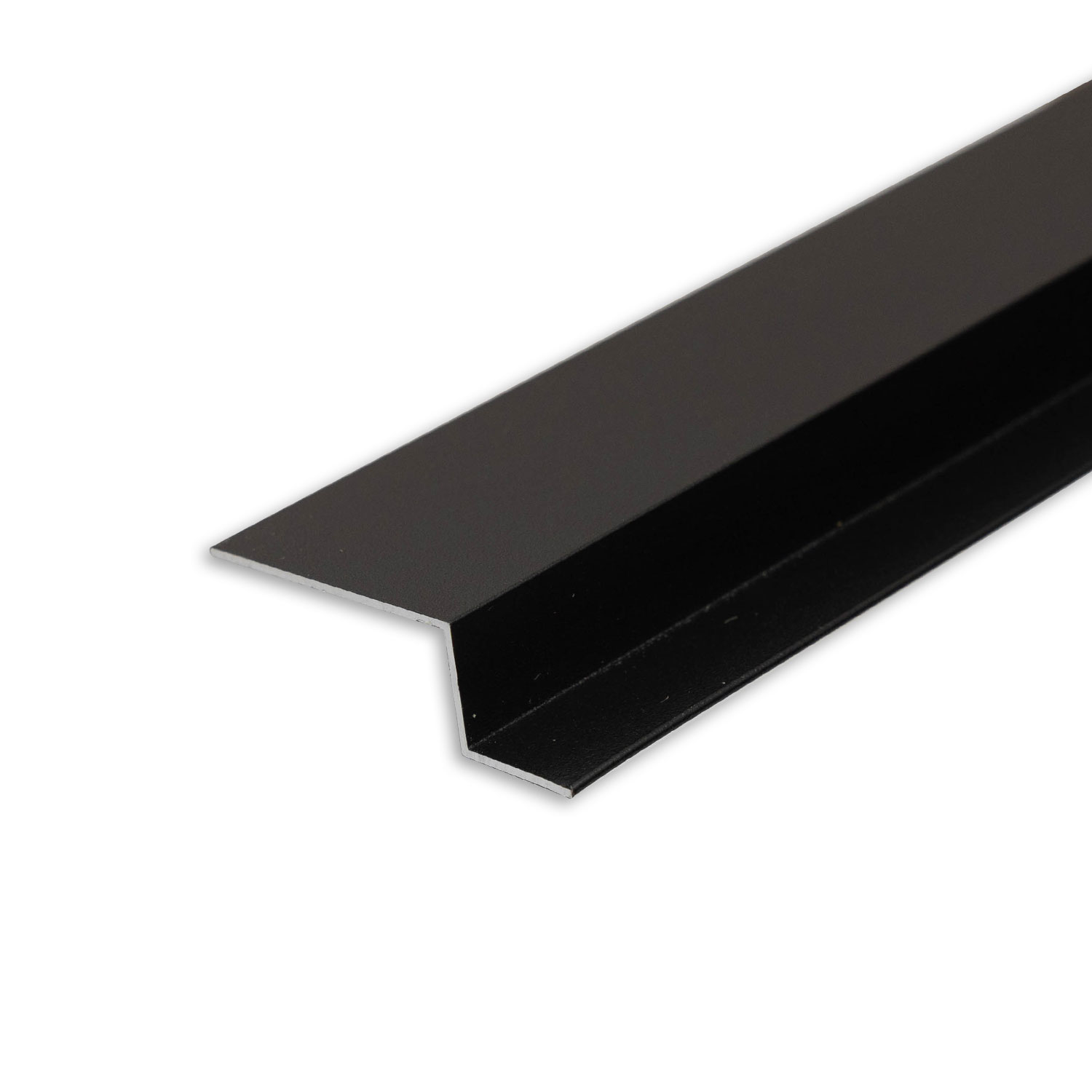 LED Trockenbau S-Profil 12, schwarz 9005 200cm