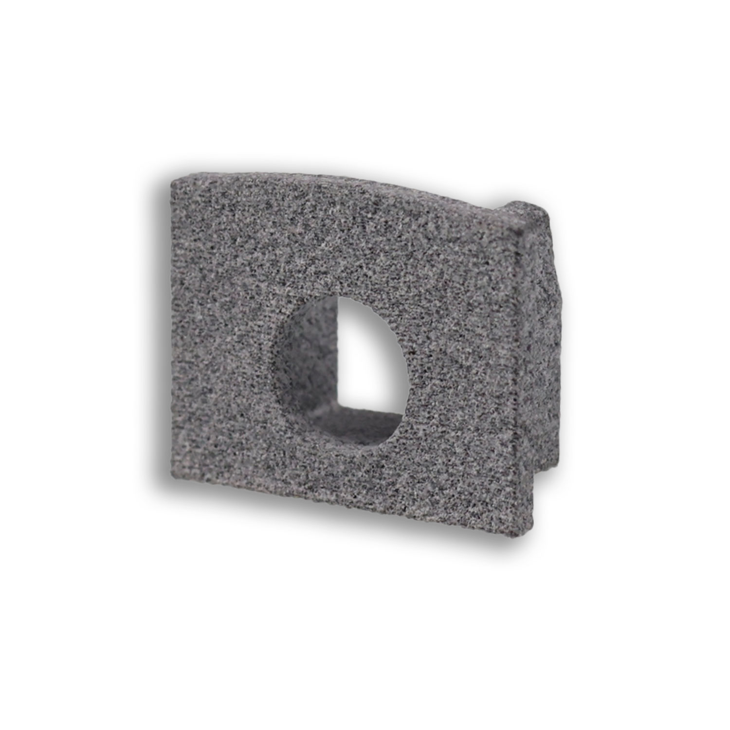 Endkappe EC226 für Profil MAXI-AB V2, grau, mit Kabeldurchführung, 1 STK