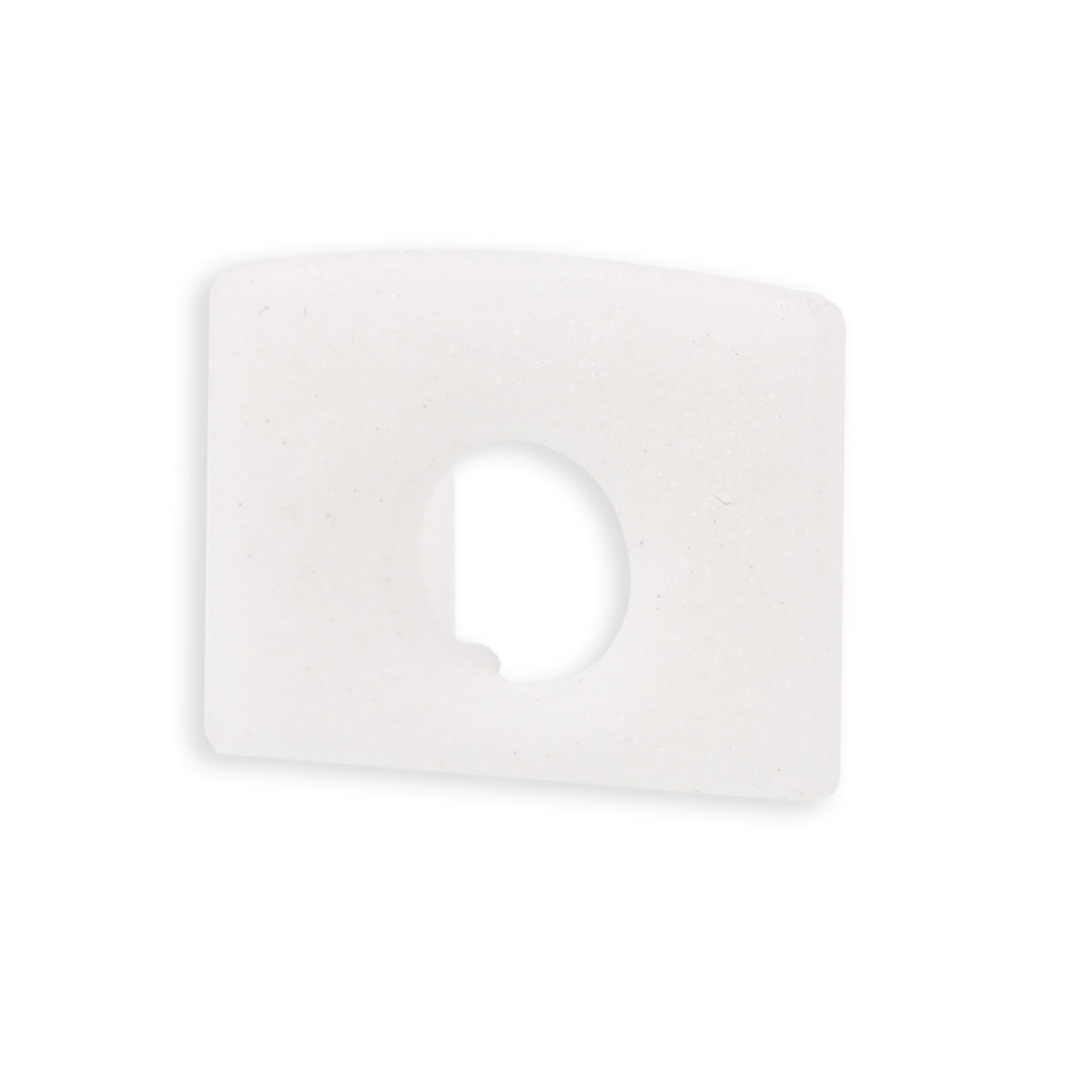 Endkappe EC226 für Profil MAXI-AB V2 weiß, mit Kabeldurchführung, 1 STK