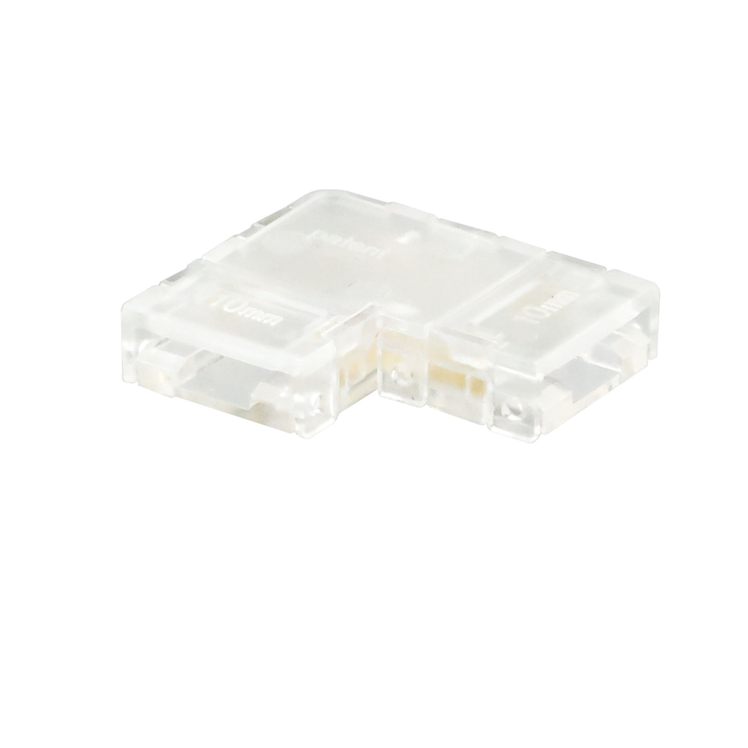 Kontakt-Eckverbinder (max. 5A) K2-210 für 2-pol. IP20 Flexstripes mit Breite 10mm