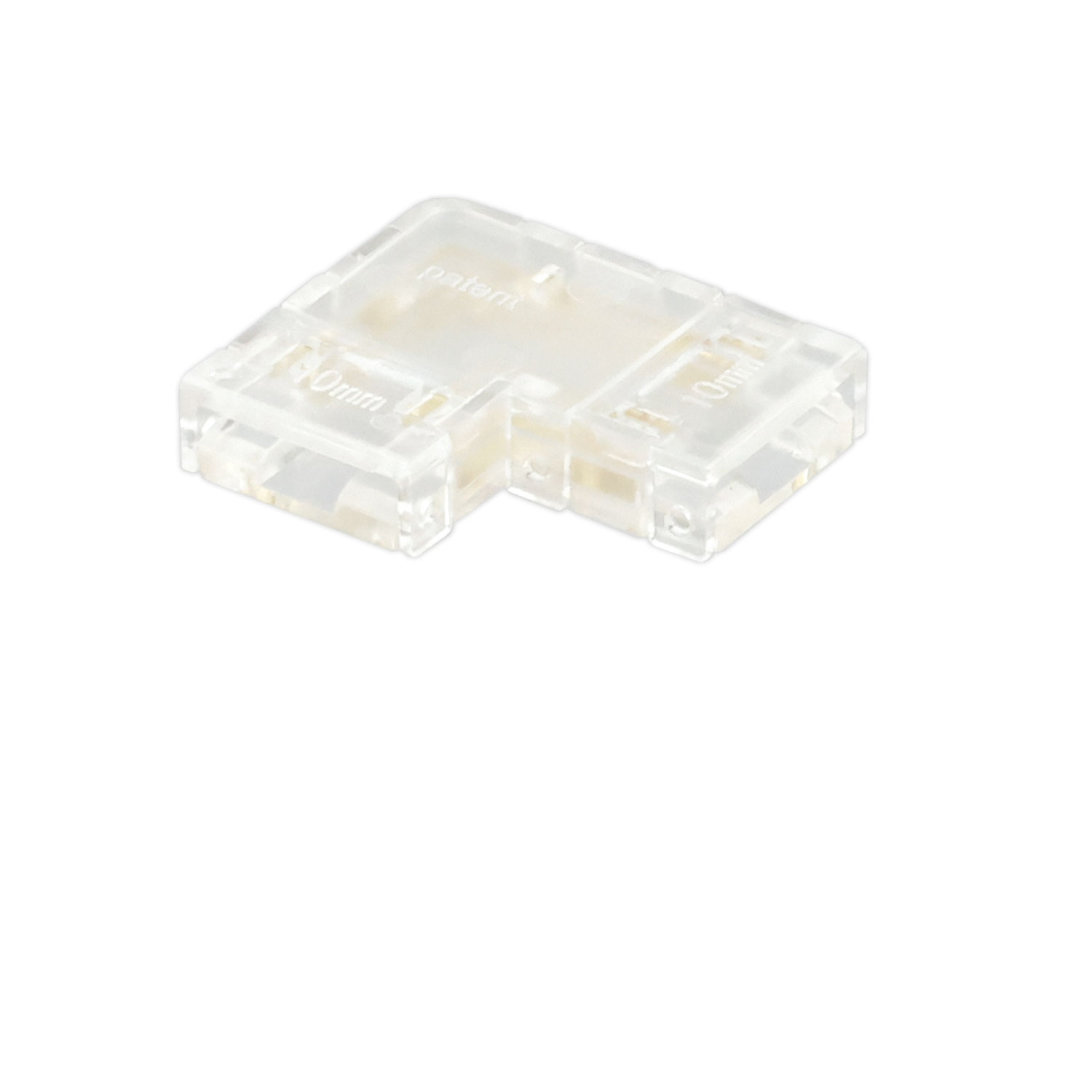 Kontakt-Eckverbinder (max. 5A) K2-410 für 4-pol. IP20 Flexstripes mit Breite 10mm