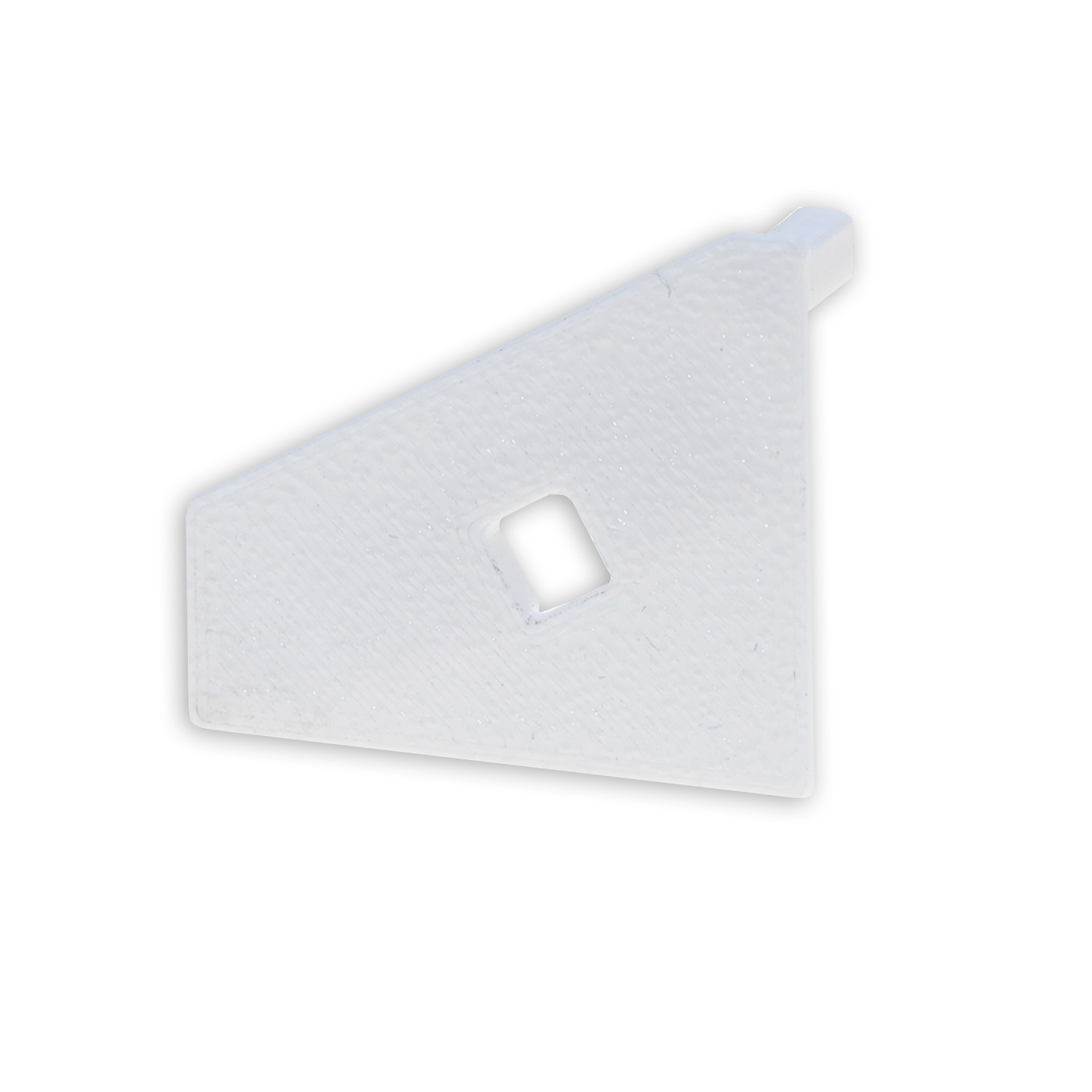 Endkappe EC111R weiß für Profil CORNER18 mit Kabeldurchführung, rechts 1 STK