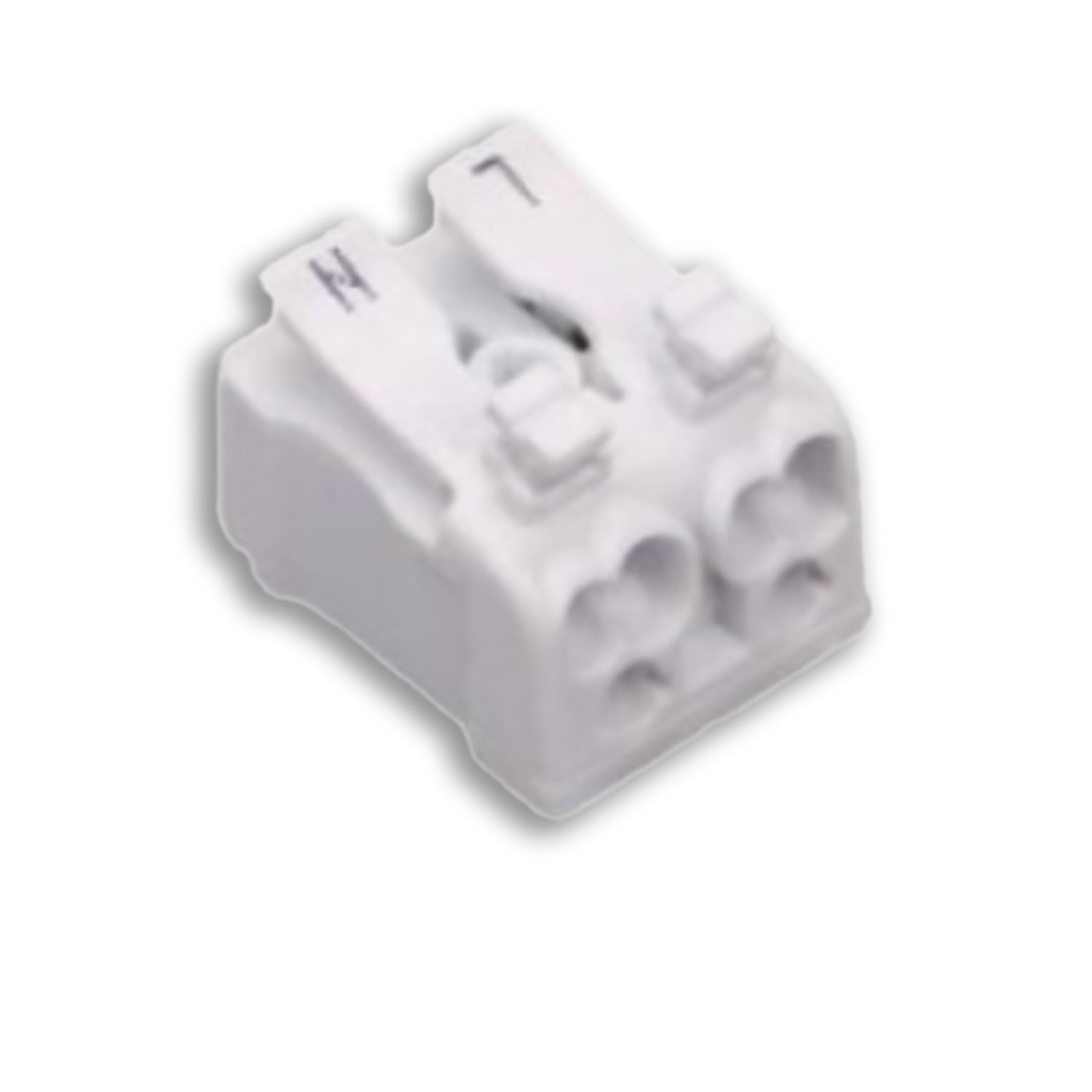 Anschlussklemme 2×2-polig, 0,5-2,5mm², max. 450V/16A