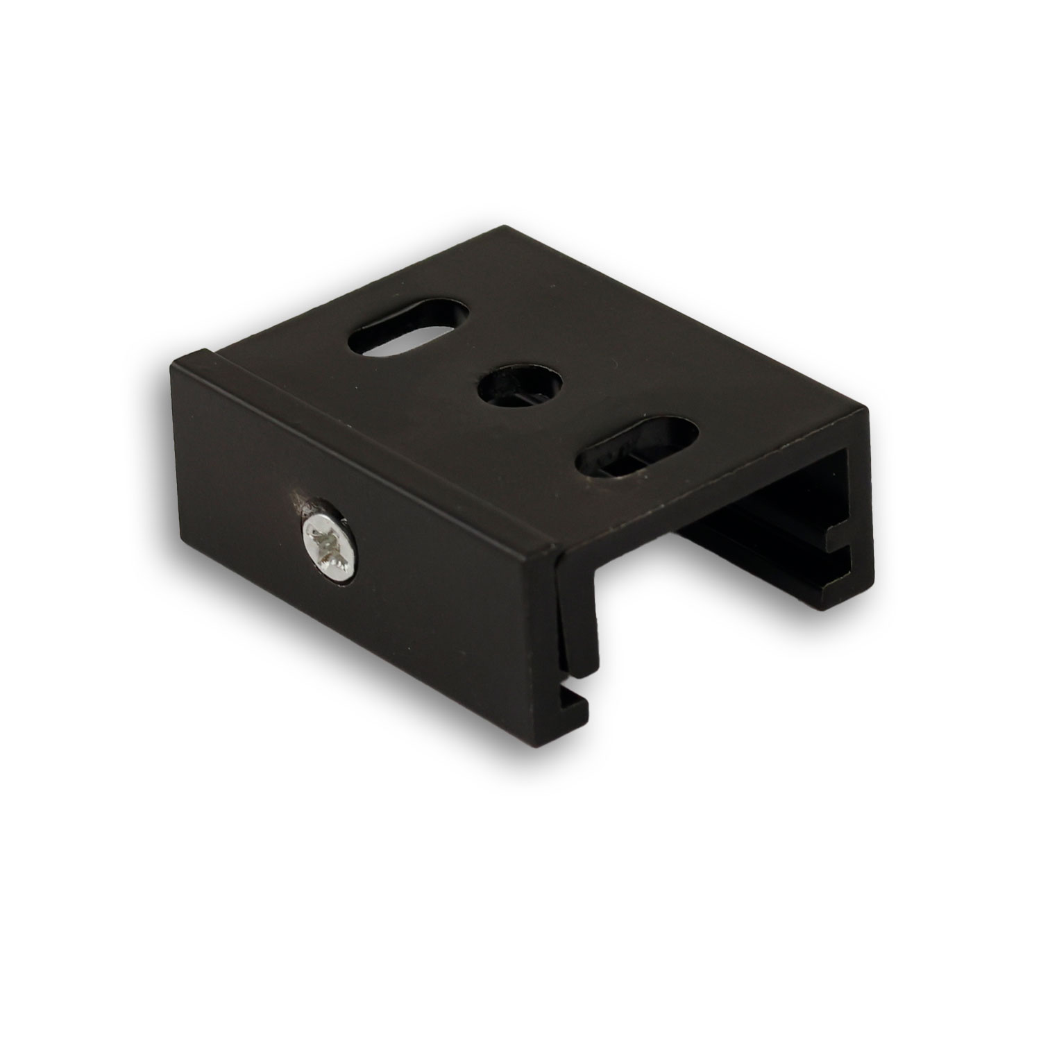 3-Phasen DALI Schienen Montageclip, schwarz, 1 STK