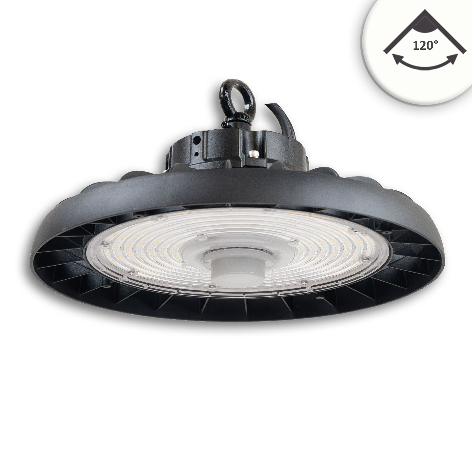 LED Hallenleuchte FL2 200W, 120°, IK10, IP65, DALI dimmbar, neutralweiß