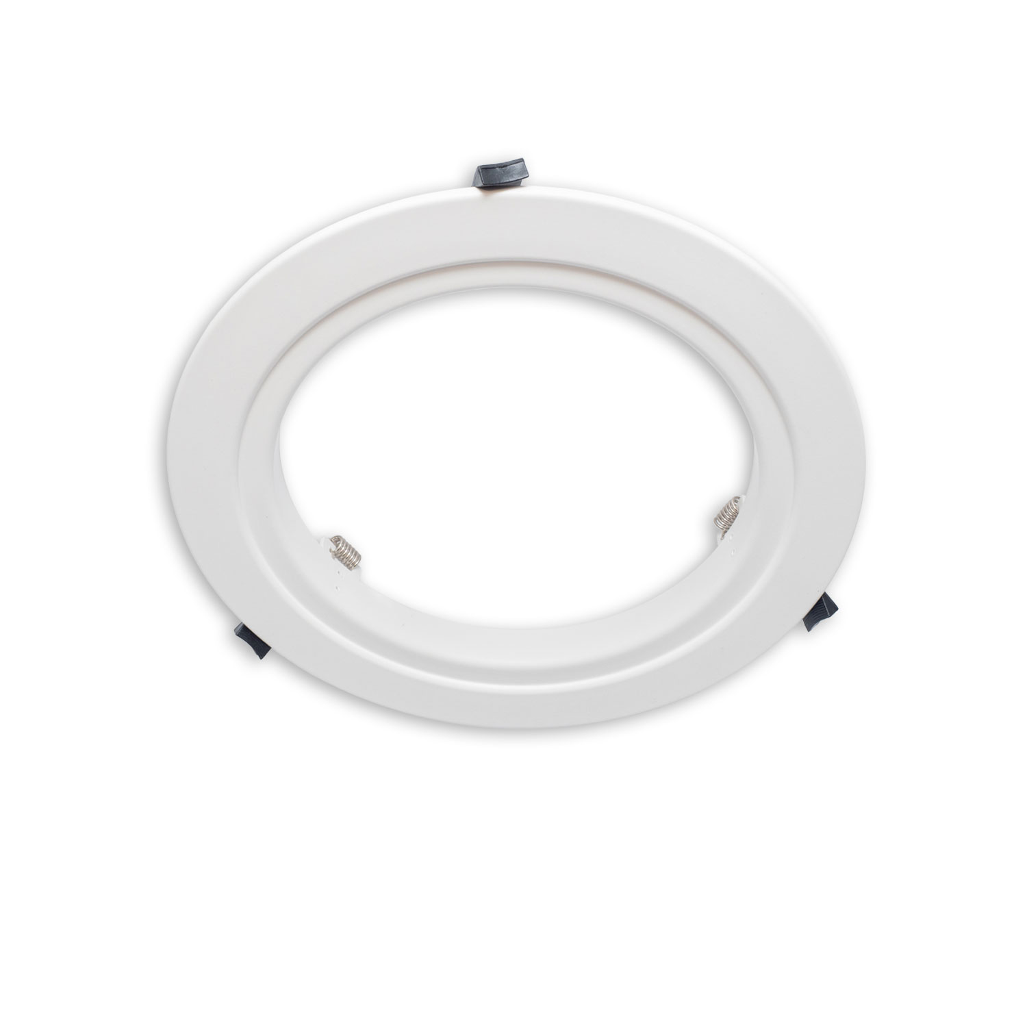 Loch Adapterring für Downlights, mit Federn, weiß, ID 201mm – AD 287mm