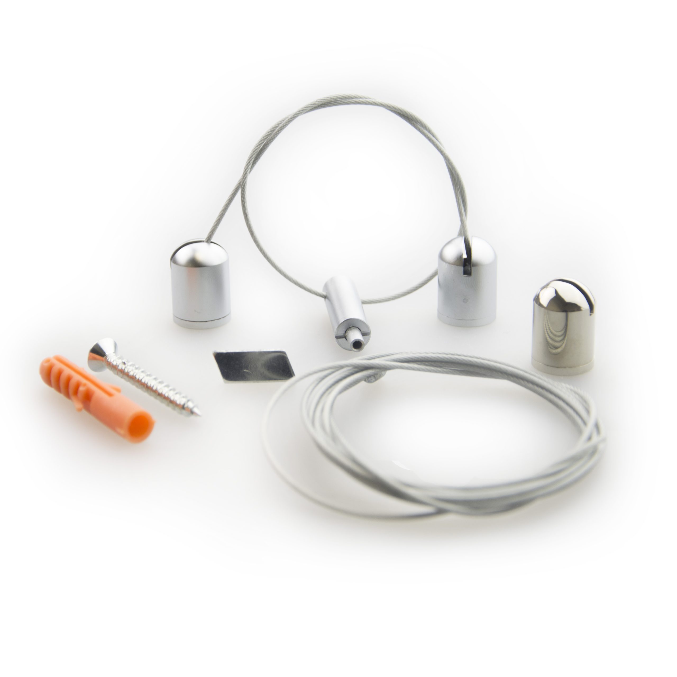 Seilabhängung Z04 für LAMP30 V2, Länge bis 3m, 2 Stk, inkl. Befestigungsmaterial