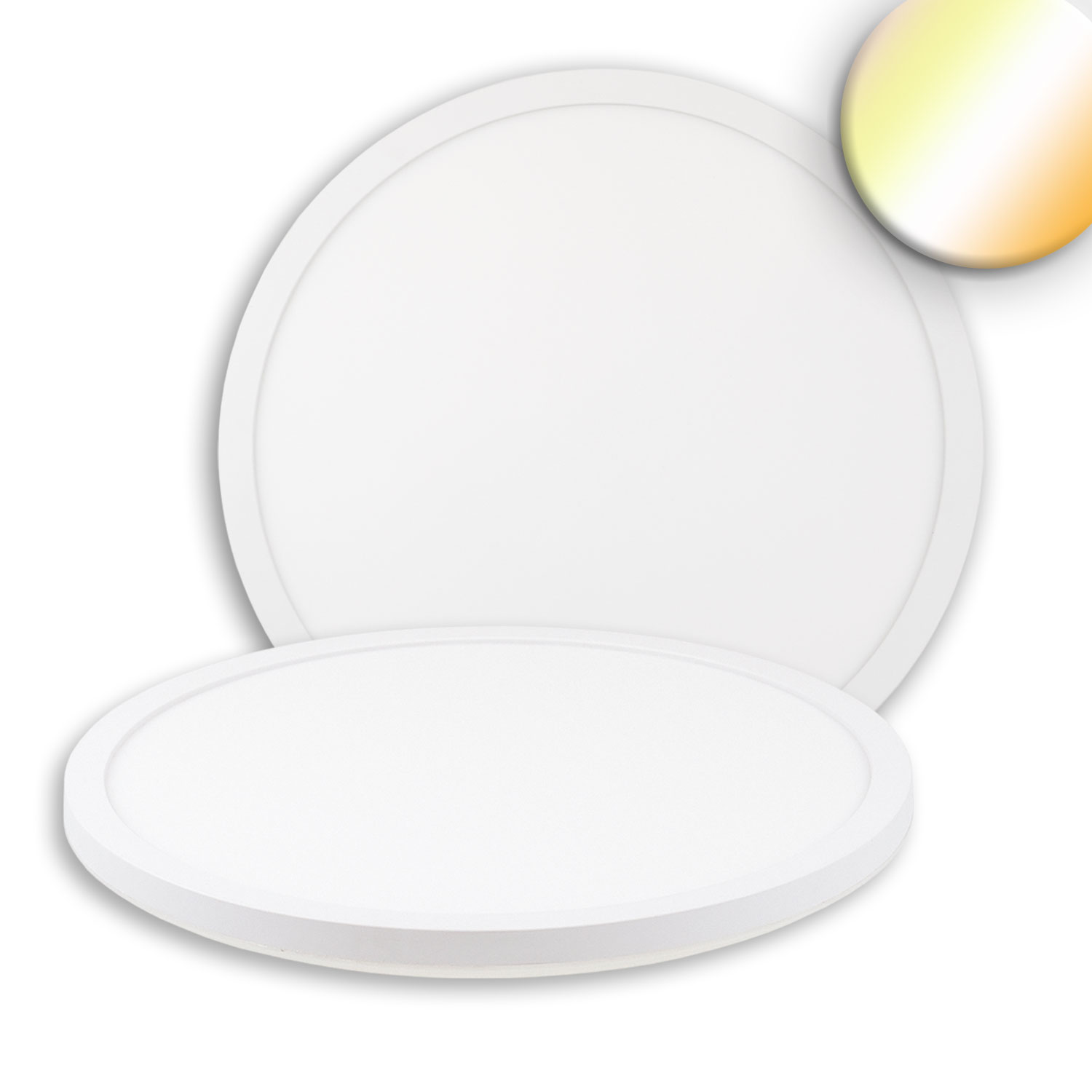 LED Deckenleuchte Slim400 PRO, 25W, weiß, rund, IP44, DN400, 3000|4000|5000K, Up&Down