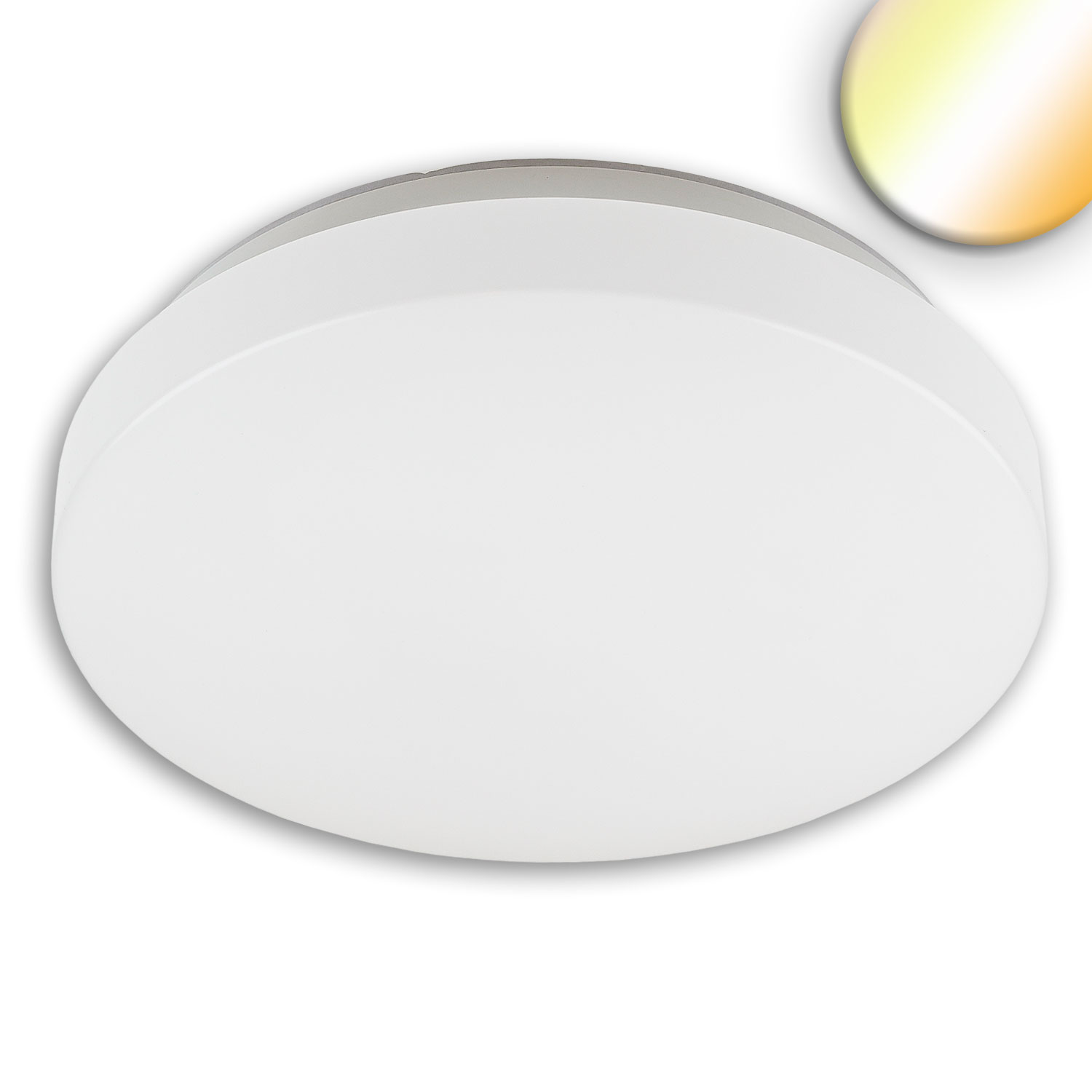 LED Deckenleuchte 22|32W mit HF-Sensor, weiß rund, DN410, IP64, 120lm/W, ColorSwitch 3000|4000|6000K