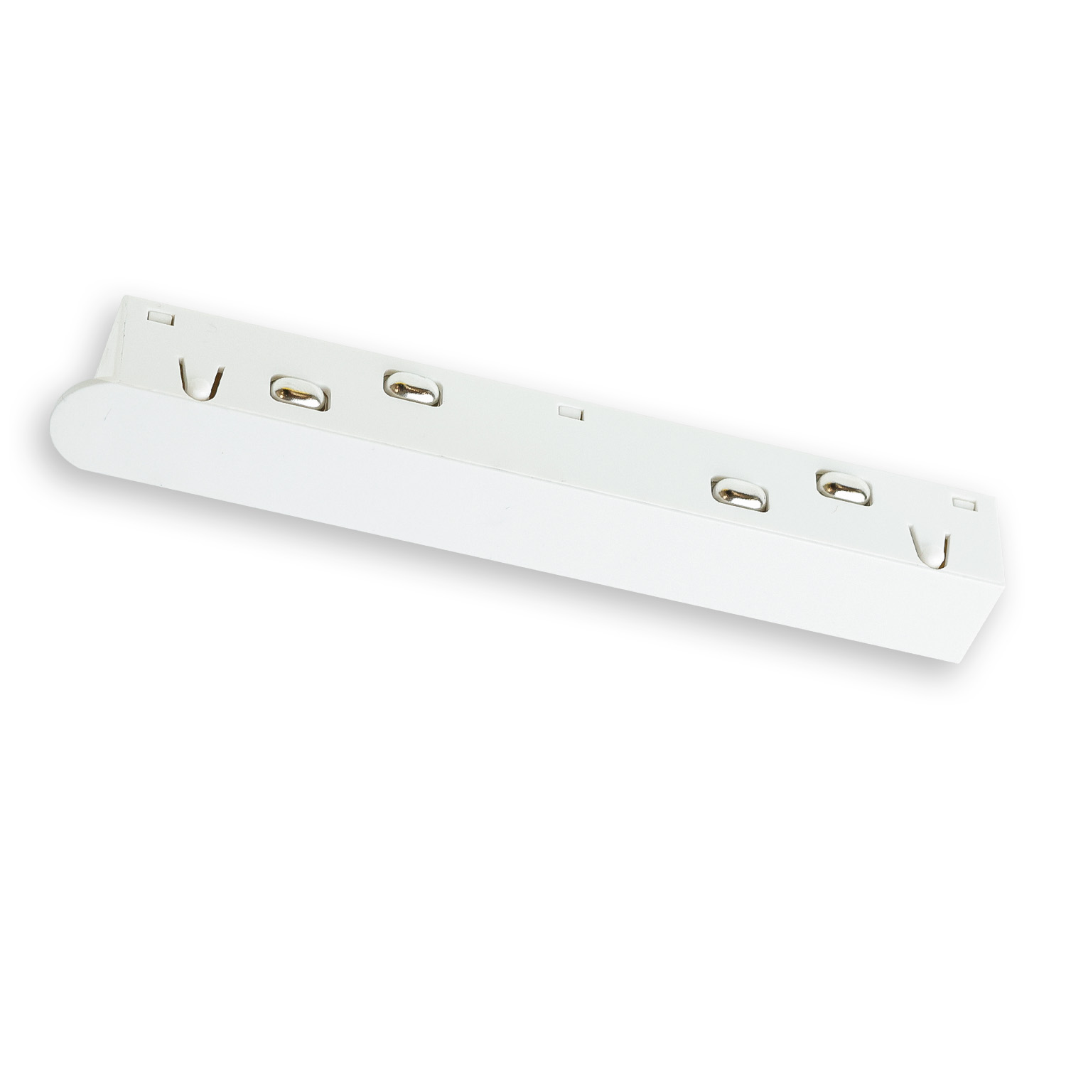 Track48 Linear-Verbinder-Mini, starr, stromführend, weiß, max. 6A, 4-polig