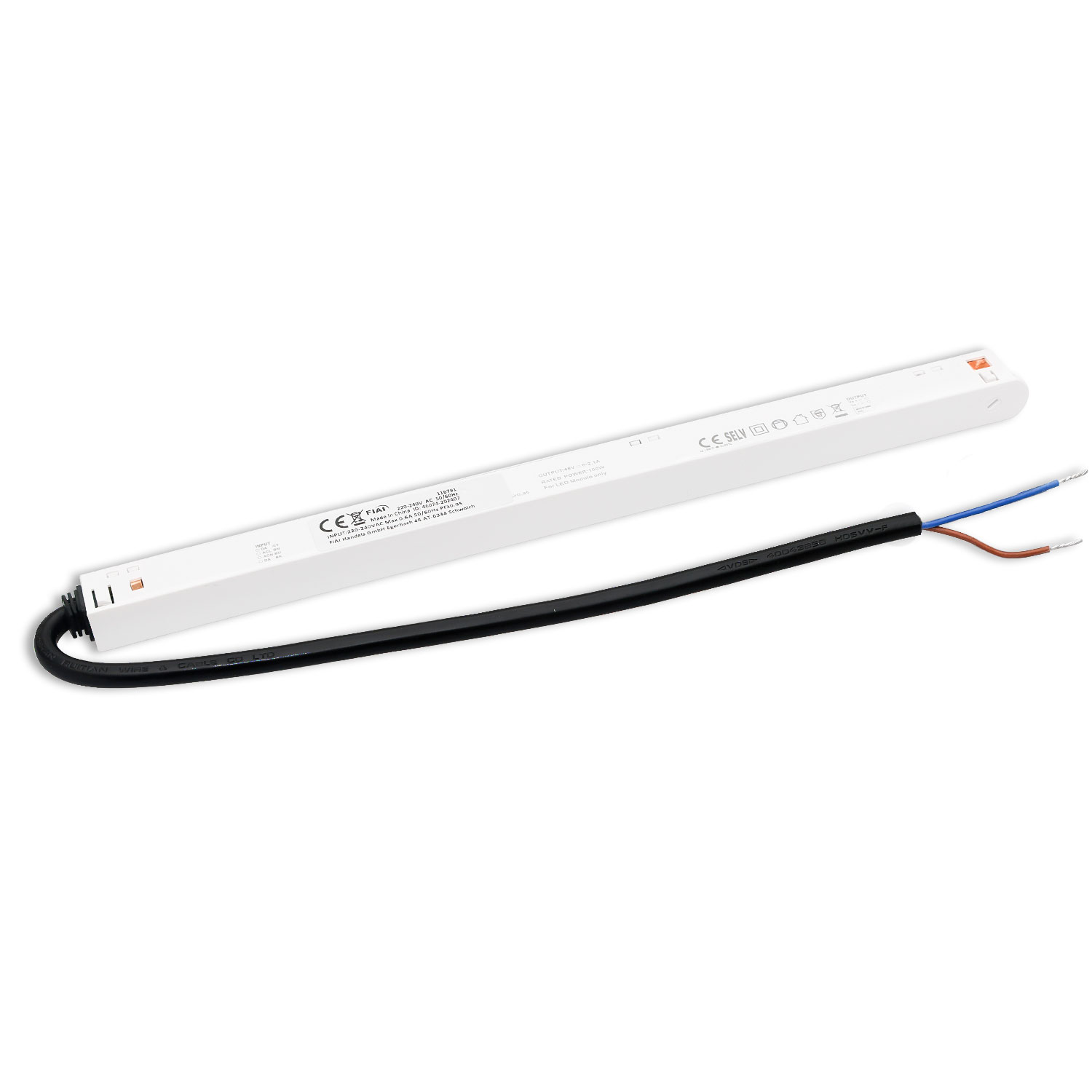 Track48 Inline-Trafo weiß, 100W, 48V DC