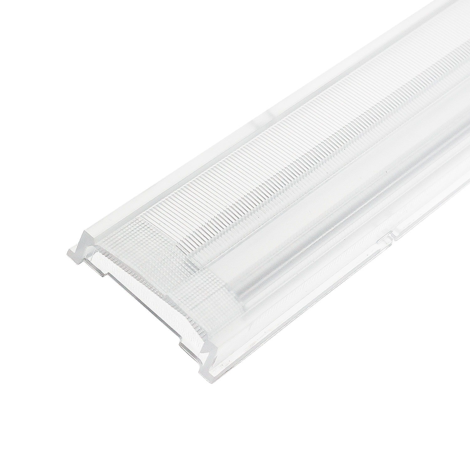 Einschubcover 25° Linse asymmetrisch für 3-Phasen Linearleuchte prismatisch, 120cm