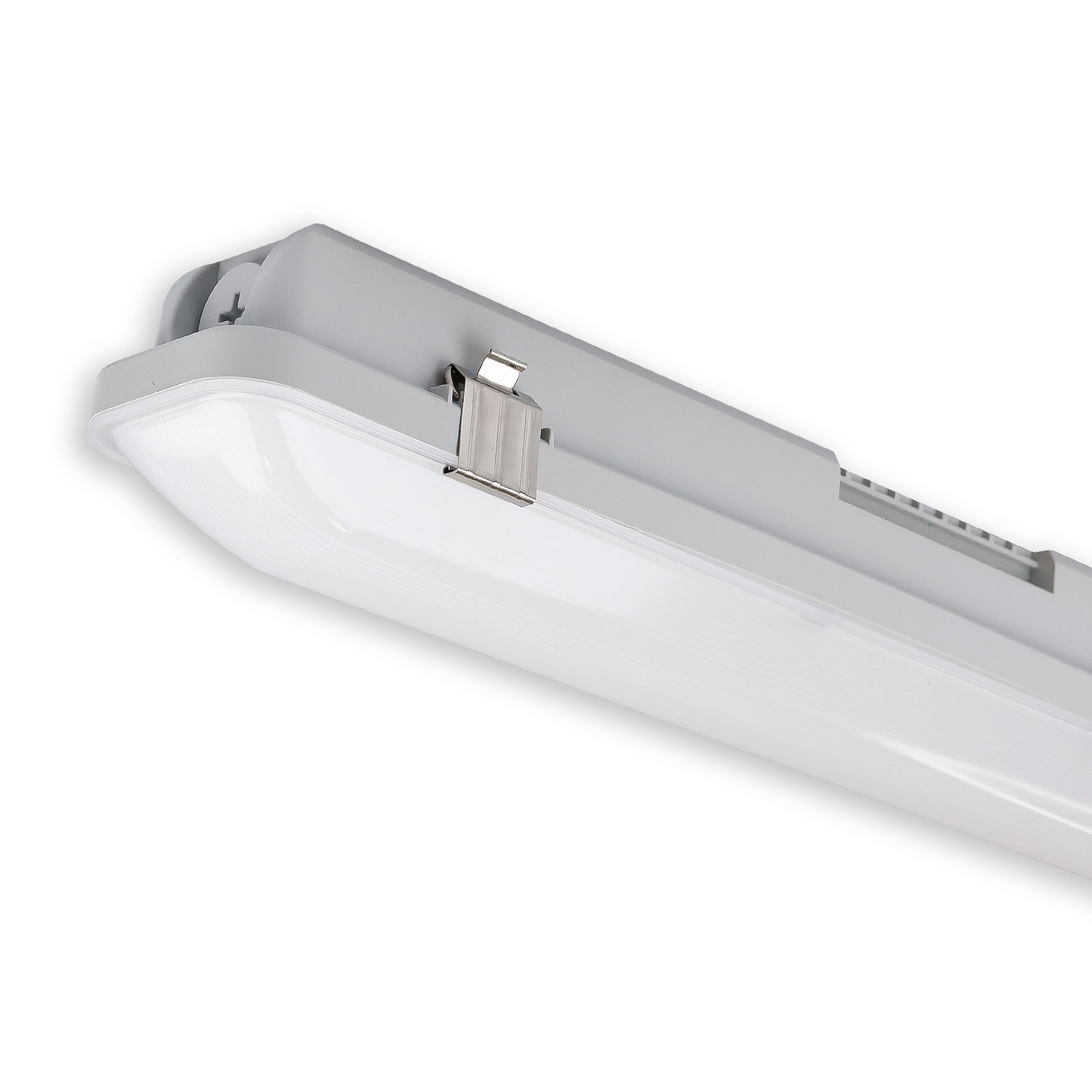 LED Wannenleuchte SL 150cm, IP66, mit HF-Sensor, PowerSwitch 36-57W, 140lm/W, 4000K