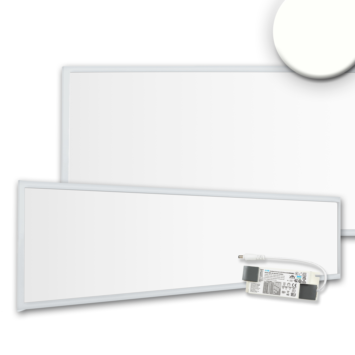 LED Panel Business Line 1200 UGR<19 2H/2H, 36W, weiß RAL9016, neutralweiß, PowerSwitch 21-40W