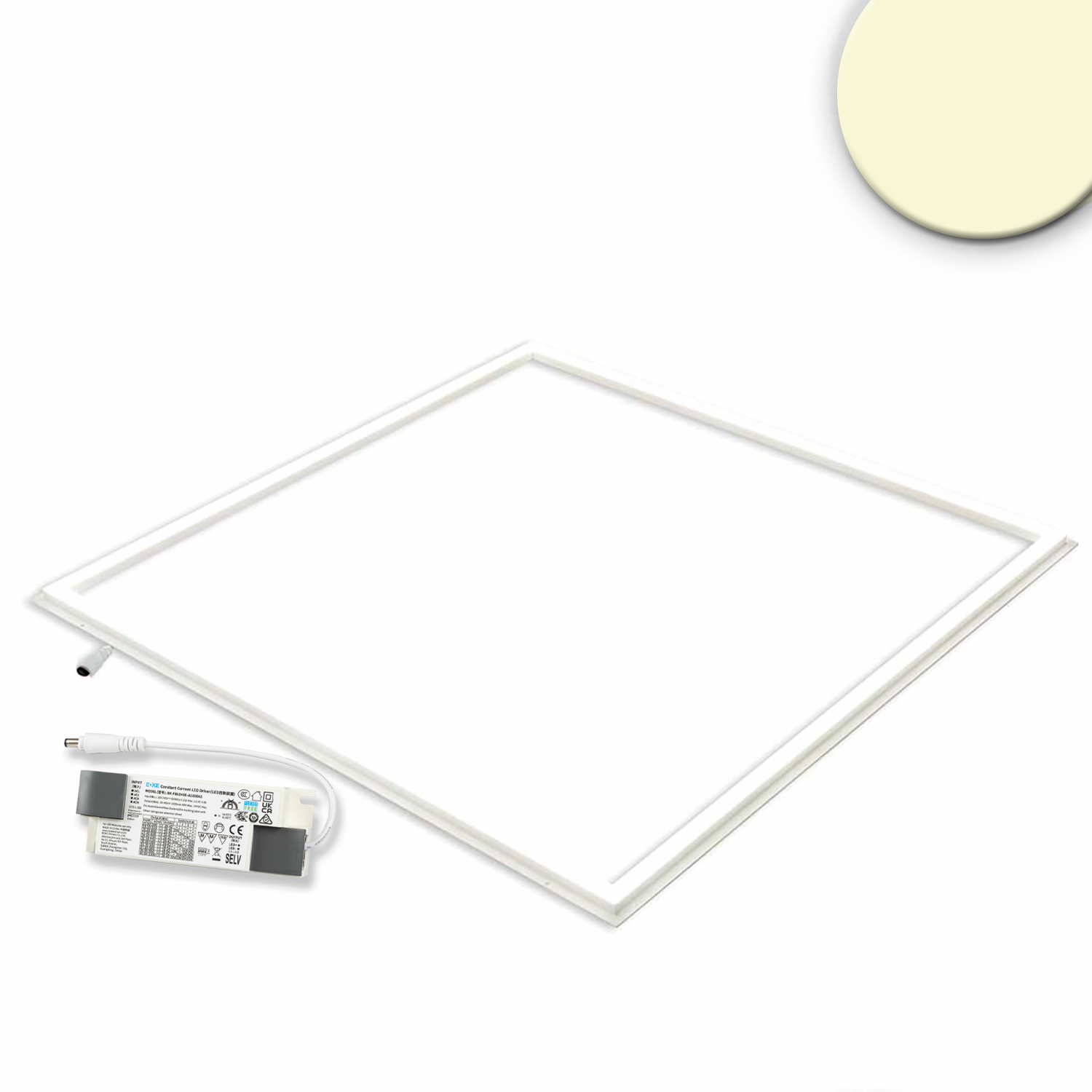 LED Panel Frame 625, 40W, warmweiß, PowerSwitch 21-40W